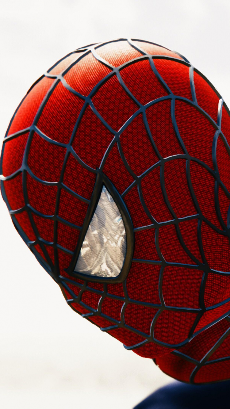 Обои человек-паук, Человек-паук Возвращение домой, красный цвет, супергерой, мышца в разрешении 750x1334