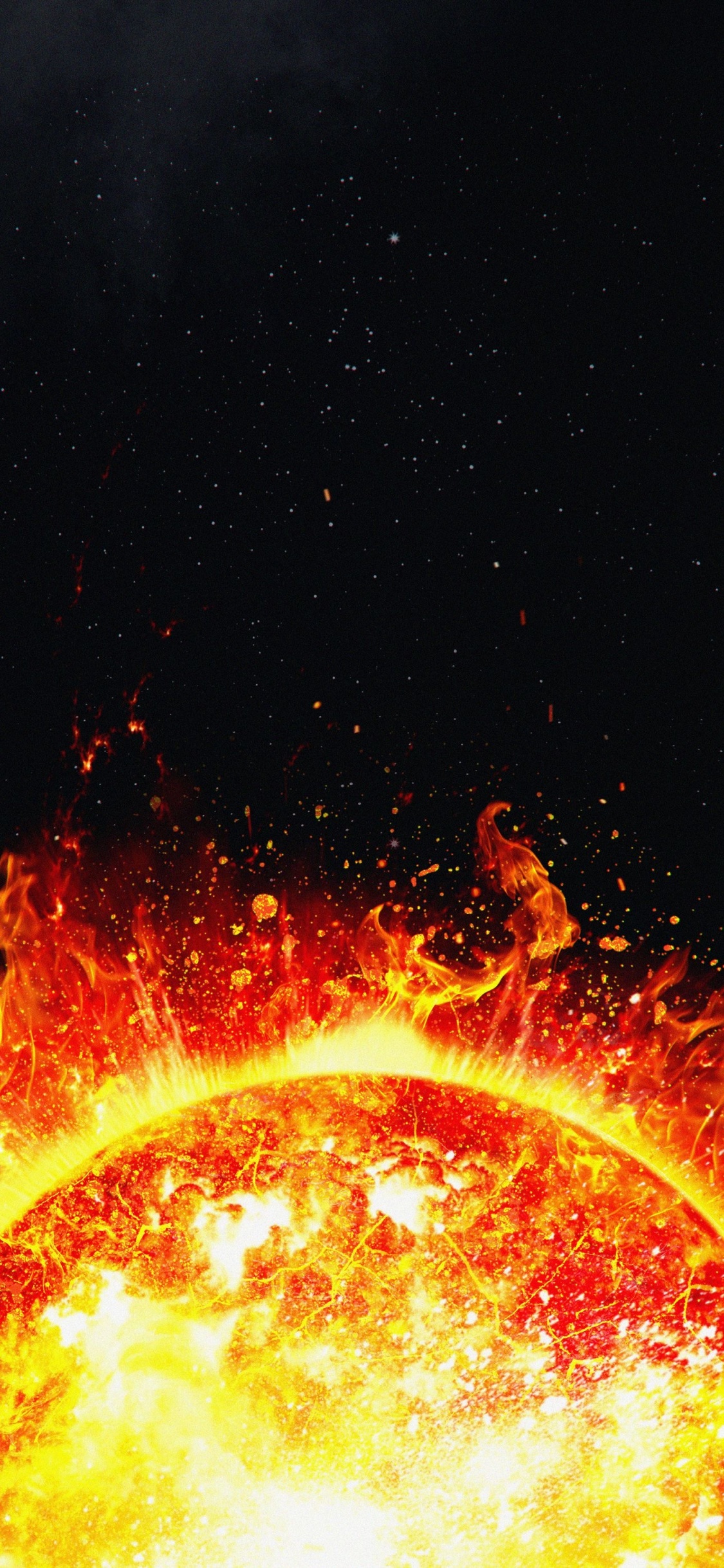 Обои космическое пространство, жидкий, астрономический объект, наука, технологии в разрешении 1125x2436