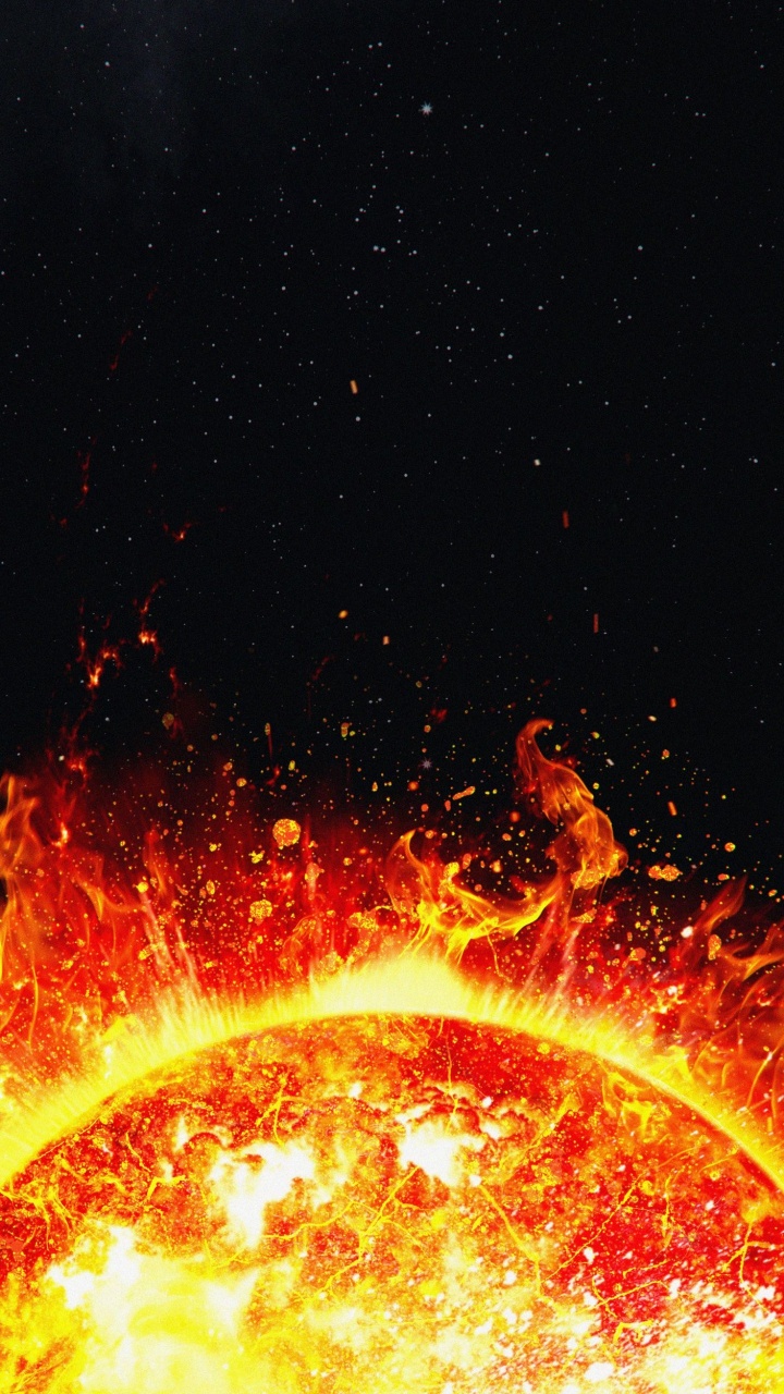 Обои космическое пространство, жидкий, астрономический объект, наука, технологии в разрешении 720x1280