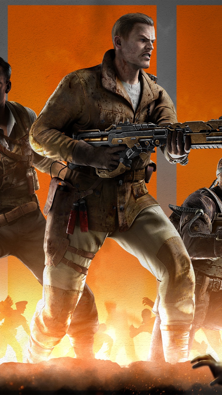 Обои call of duty black ops iii, call of duty black ops, трейарч, боевик, компьютерная игра в разрешении 720x1280