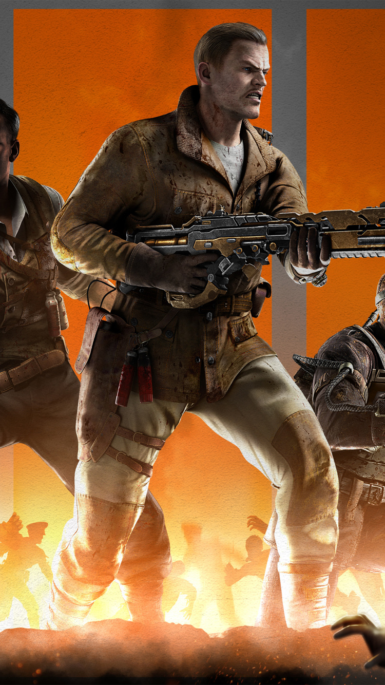 Обои call of duty black ops iii, call of duty black ops, трейарч, боевик, компьютерная игра в разрешении 750x1334