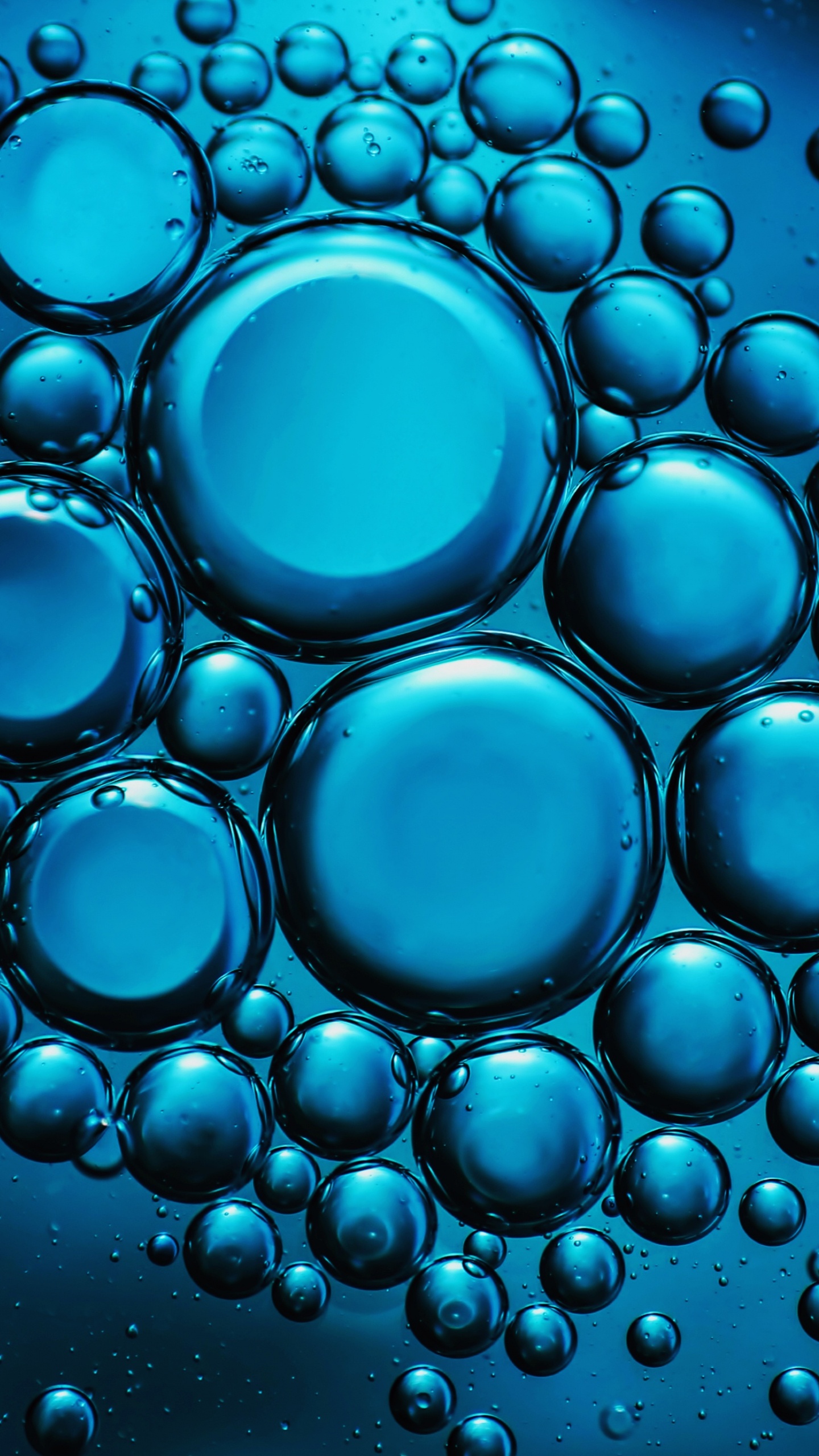 Обои вода, красочность, жидкий, синий, природа в разрешении 1440x2560