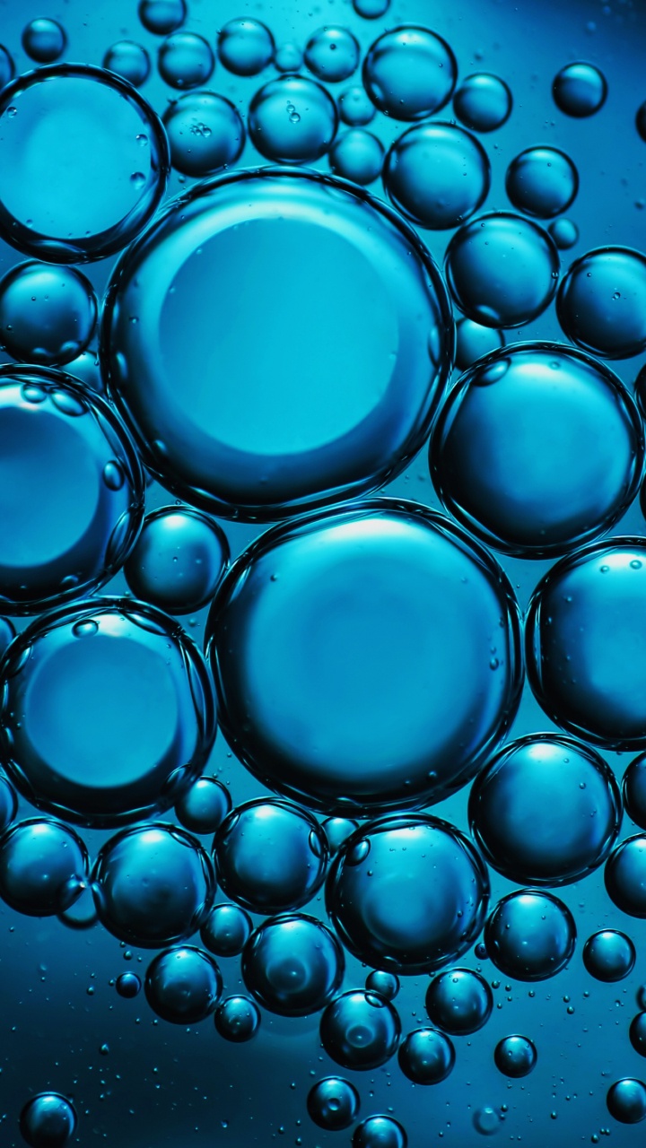 Обои вода, красочность, жидкий, синий, природа в разрешении 720x1280