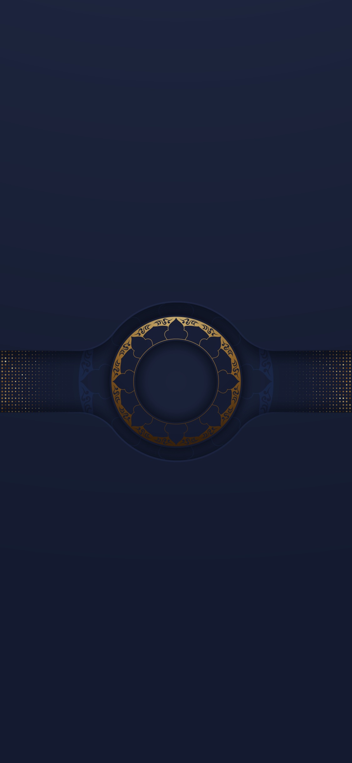 Обои синий кобальт, эстетика, здание, небоскреб, круг в разрешении 1125x2436