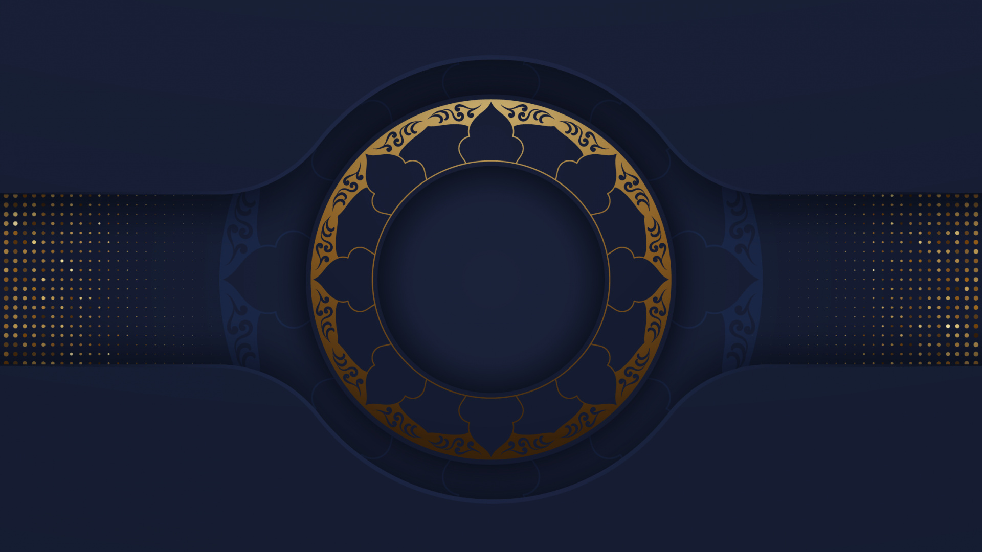 Обои синий кобальт, эстетика, здание, небоскреб, круг в разрешении 1920x1080