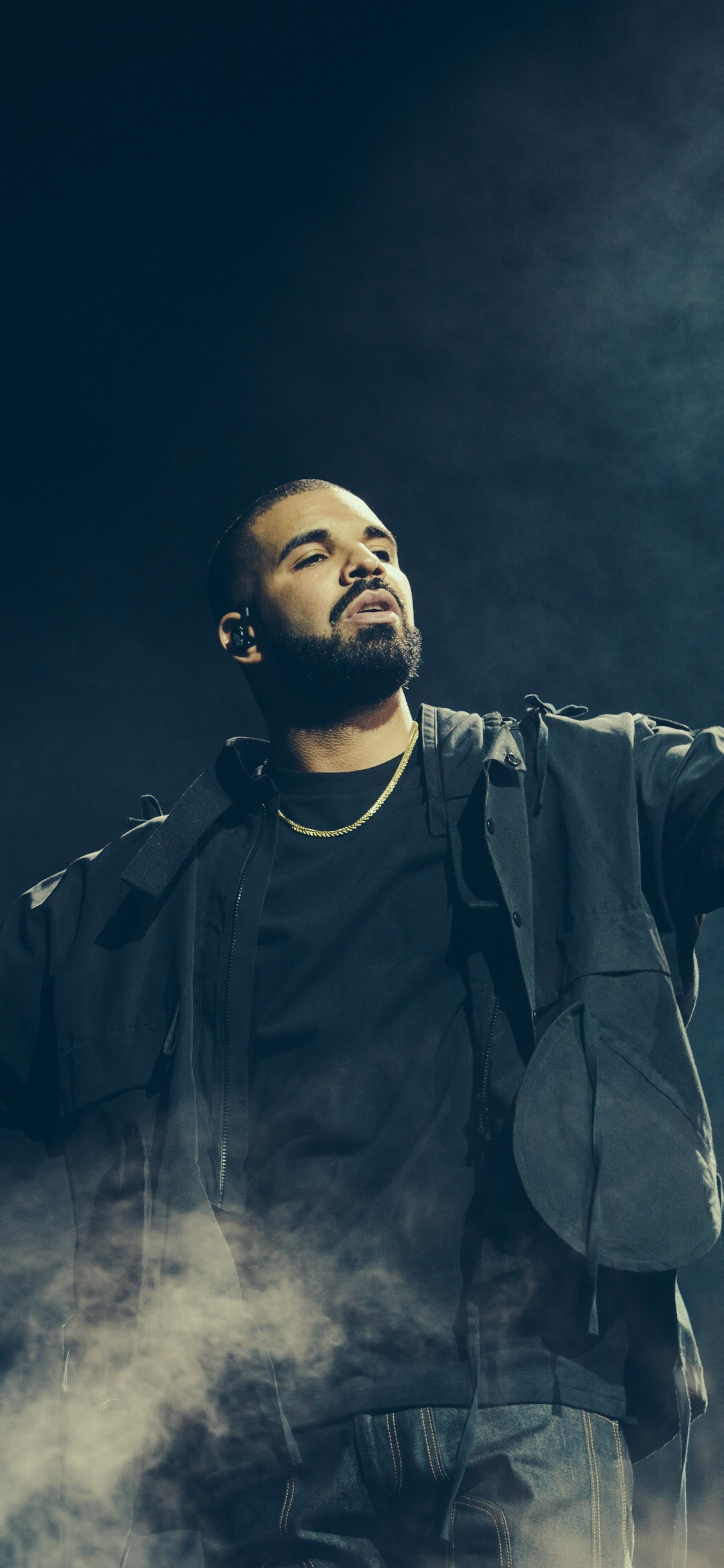 Обои селезень, облако, Представление, дым, музыкальный исполнитель в разрешении 1125x2436