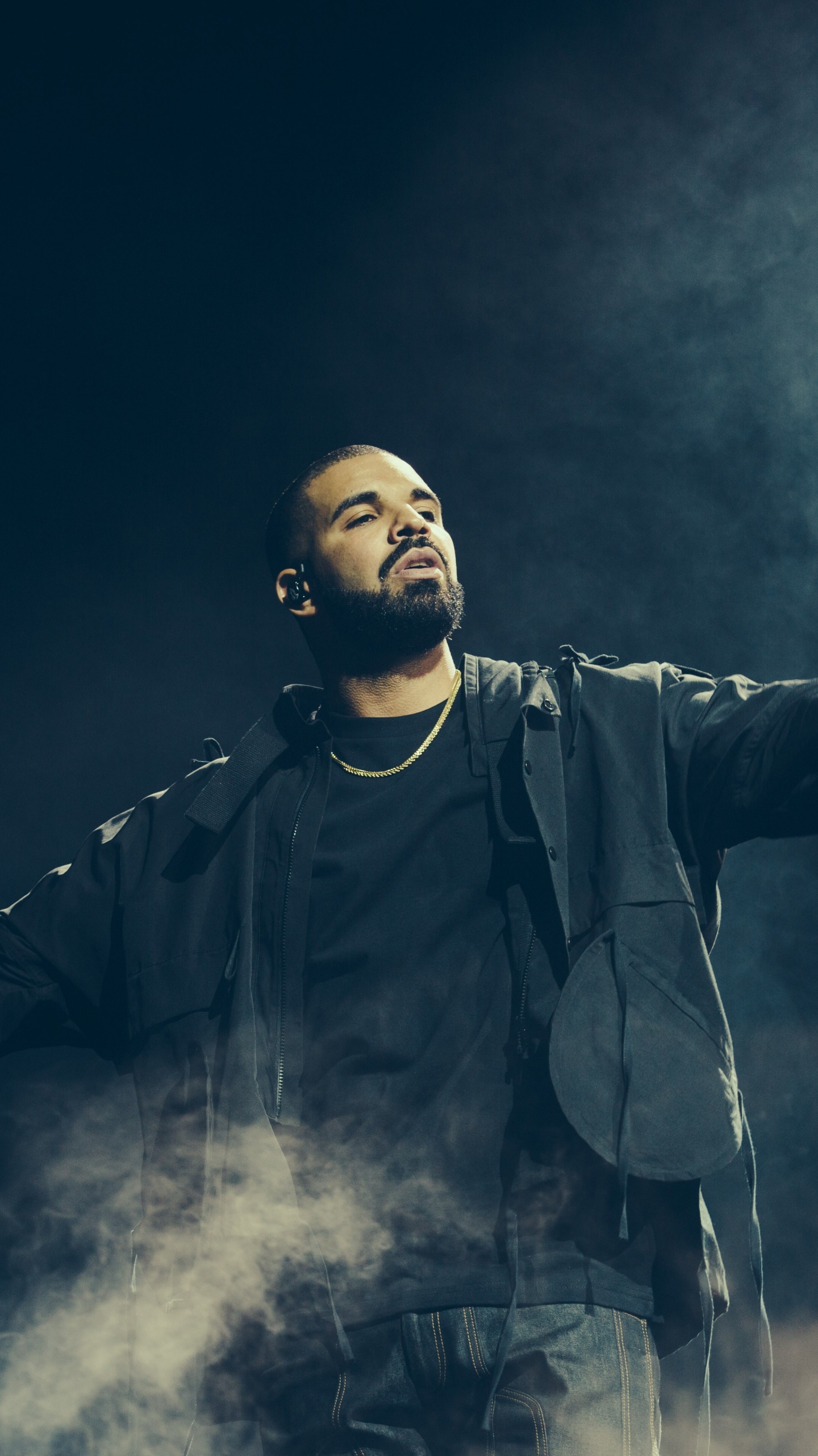 Обои селезень, облако, Представление, дым, музыкальный исполнитель в разрешении 1440x2560