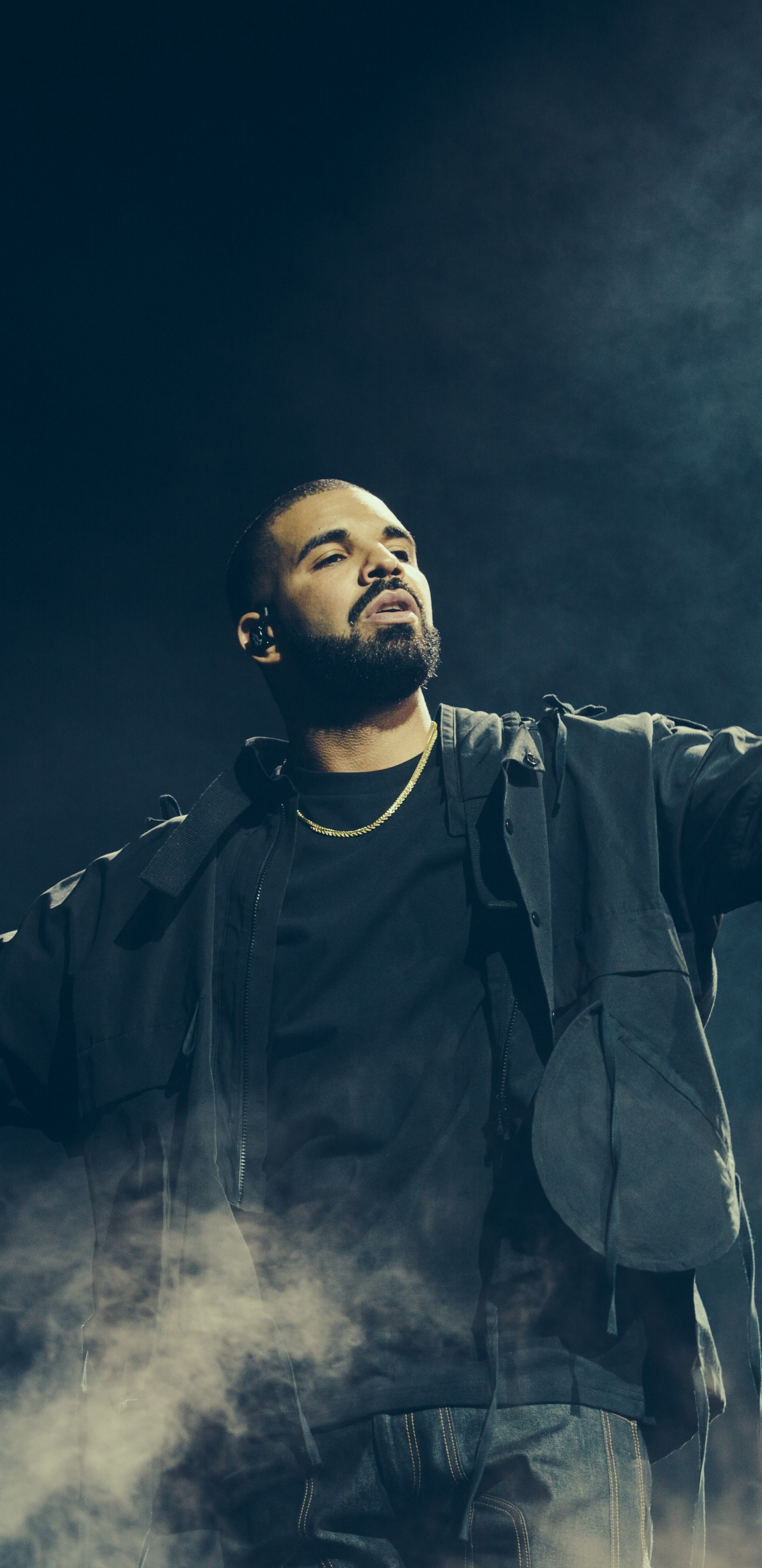 Обои селезень, облако, Представление, дым, музыкальный исполнитель в разрешении 1440x2960