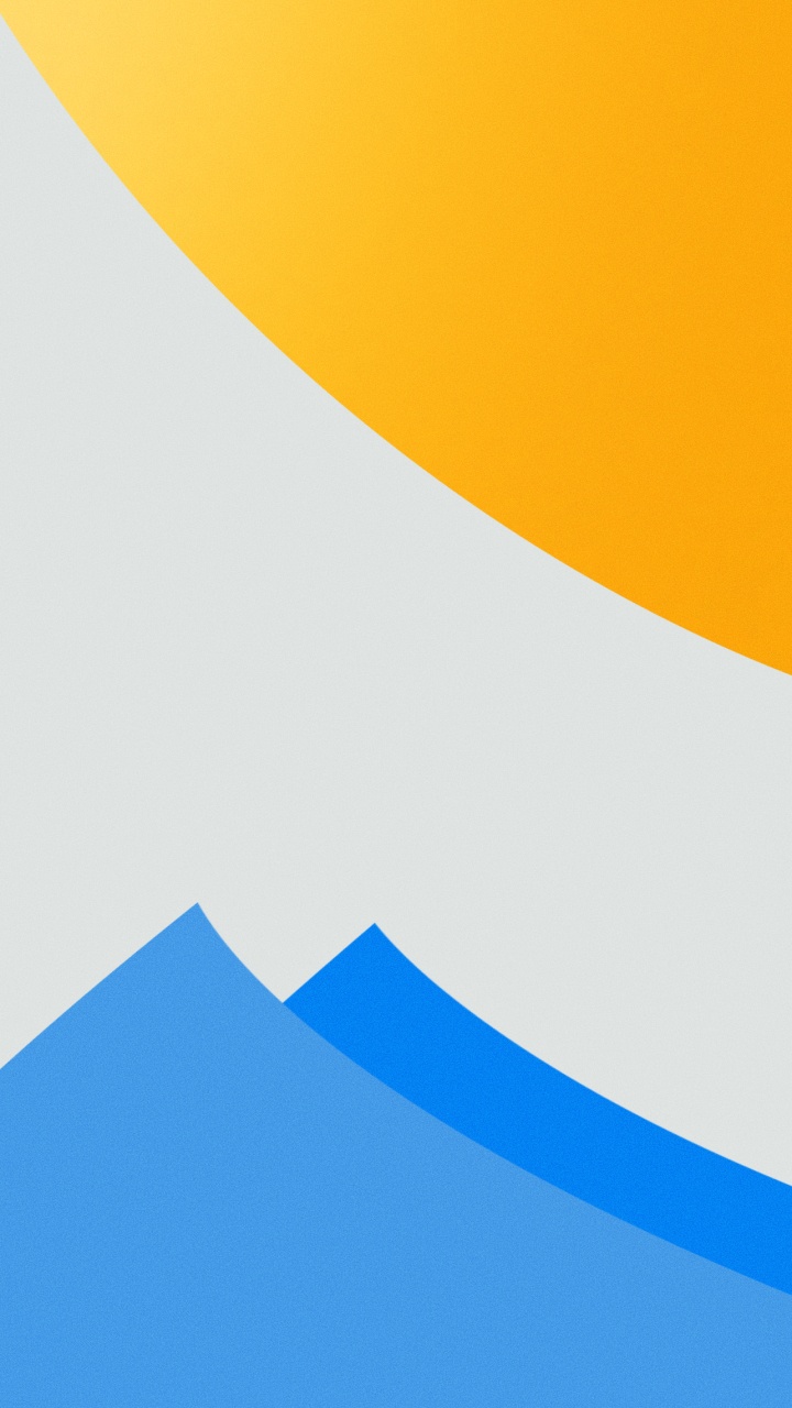 Обои Оранжевый цвет, геометрия, желтый, склон, треугольник в разрешении 720x1280