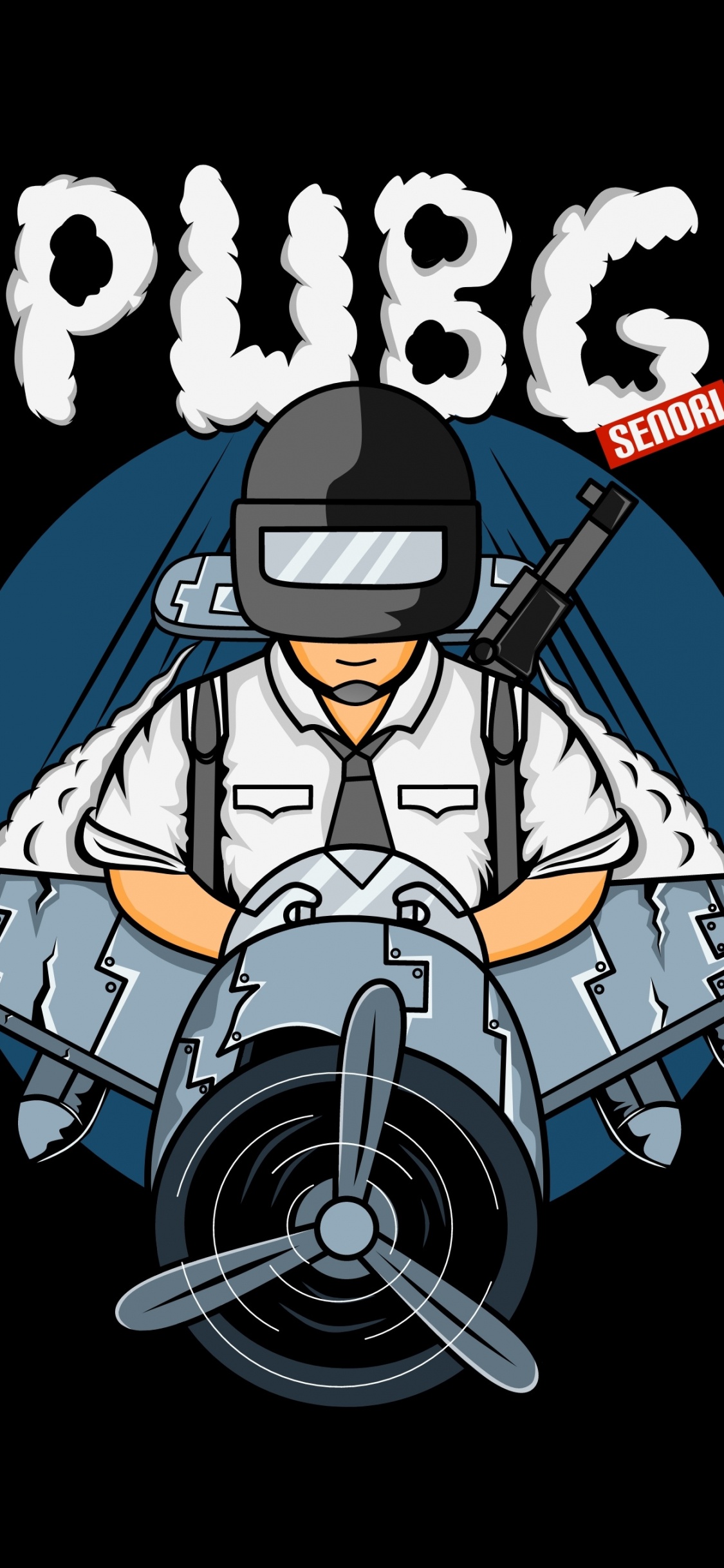 Обои дизайн, мультфильм, лого, футболка, астронавт в разрешении 1125x2436