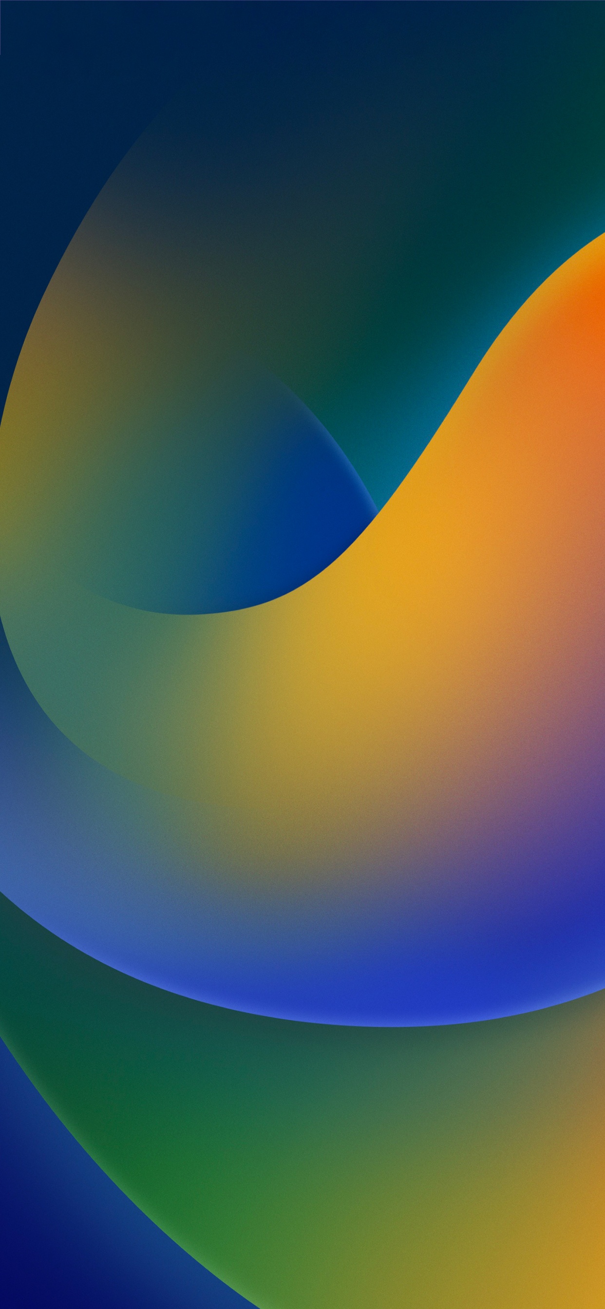 Обои iOS 16 – Stock Wallpaper / Official Wallpaper | Dark v.1 в разрешении 1242x2688