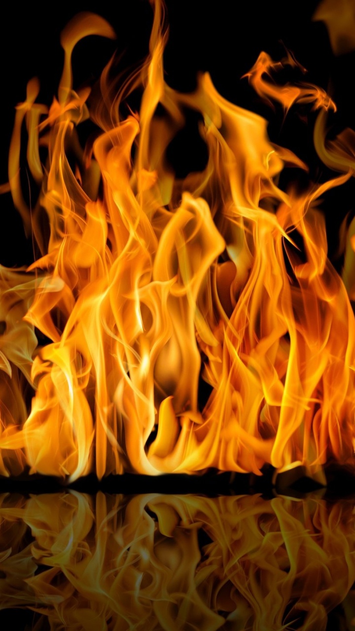 Обои огонь, пламя, тепло, темнота, ад ислам в разрешении 720x1280