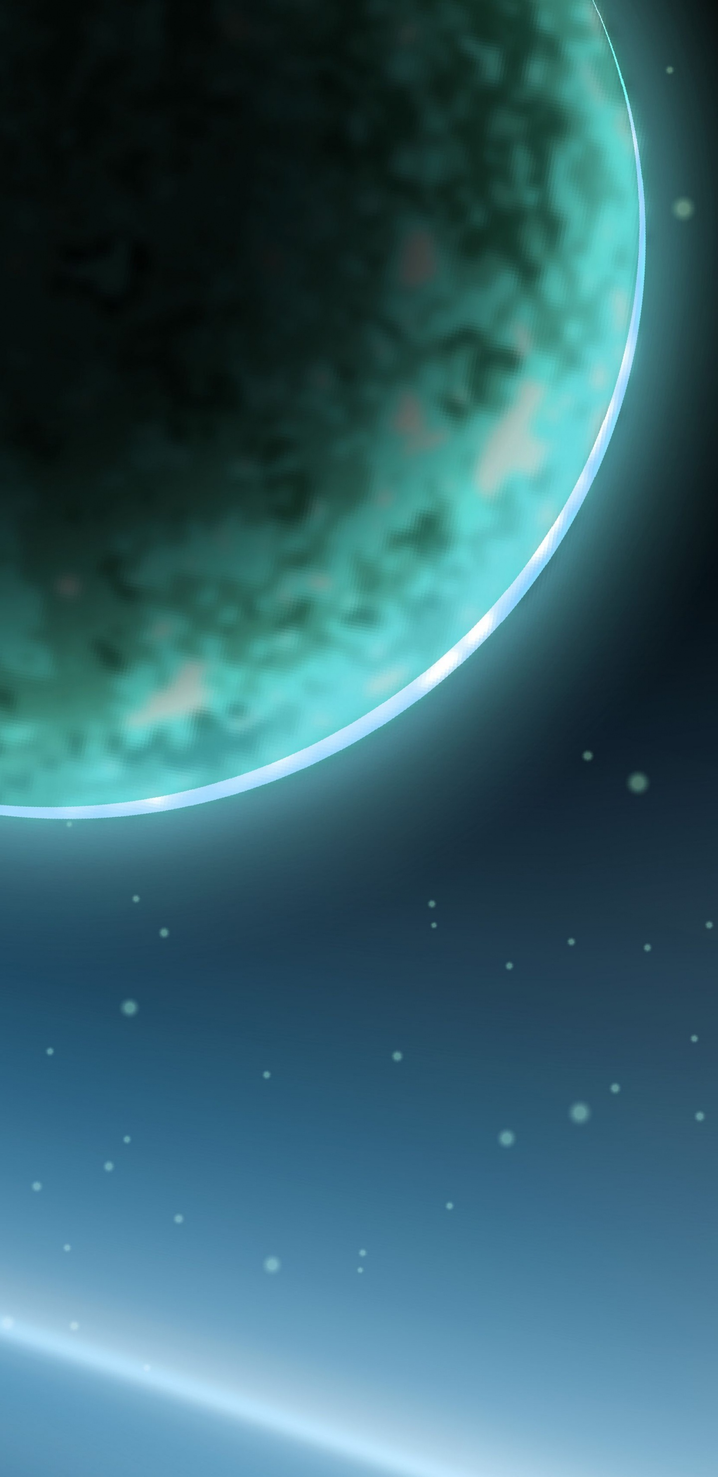 Обои атмосфера, земля, планета, астрономический объект, космическое пространство в разрешении 1440x2960