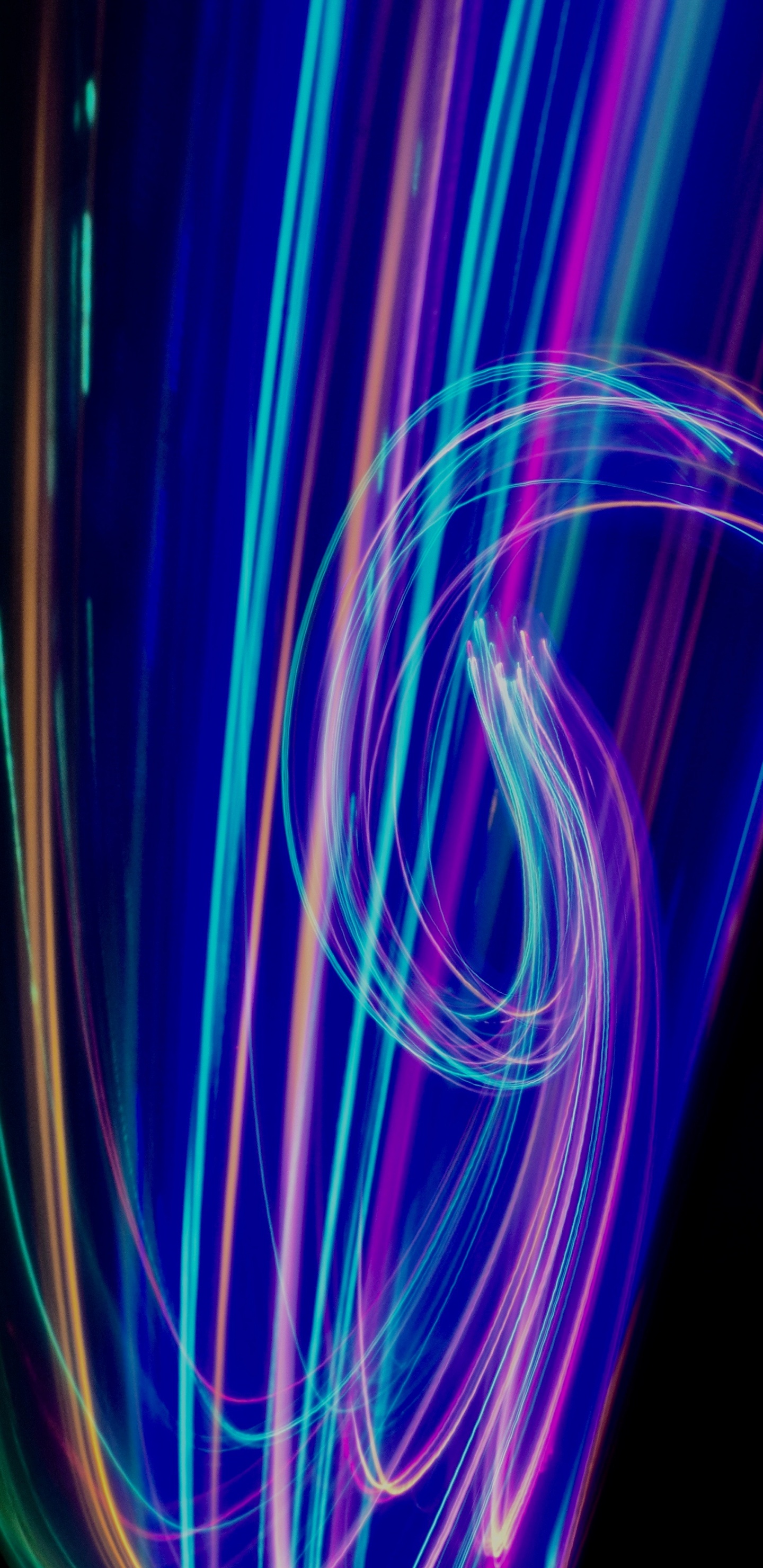 Обои освещение, свет, неоновое освещение, неон, электрик в разрешении 1440x2960