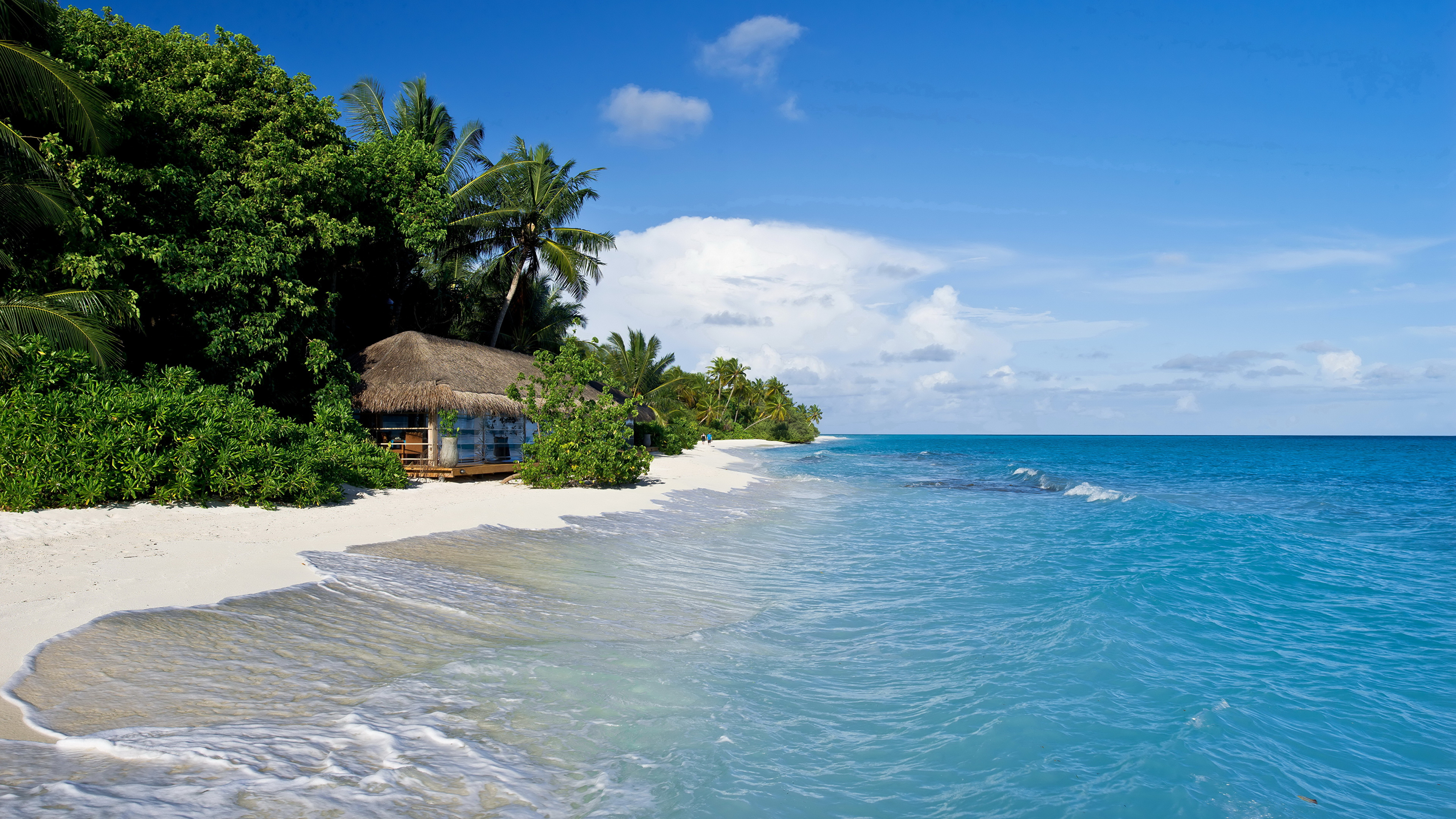 Обои пляж, побережье, море, берег, водоем в разрешении 3840x2160