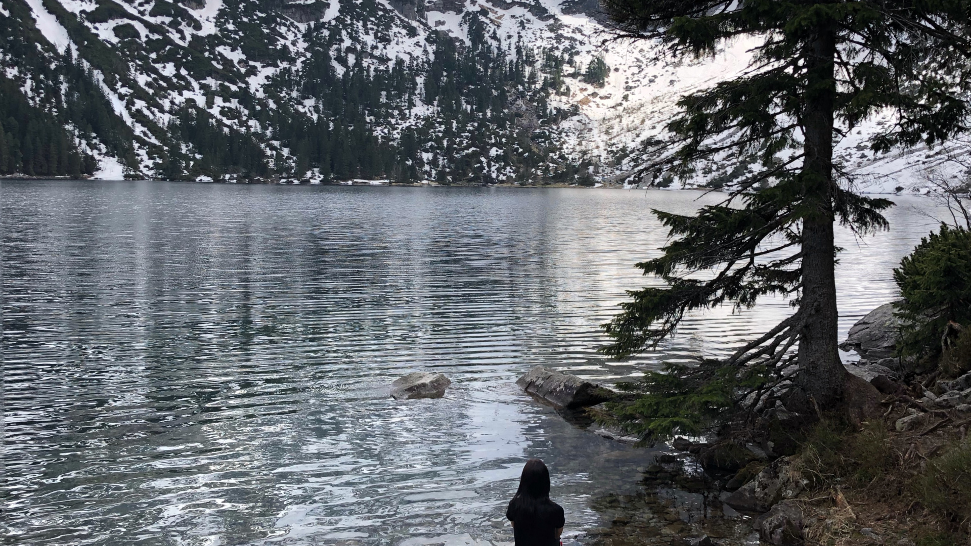 Обои дикая местность, горный рельеф, горный хребет, гора, снег в разрешении 1920x1080