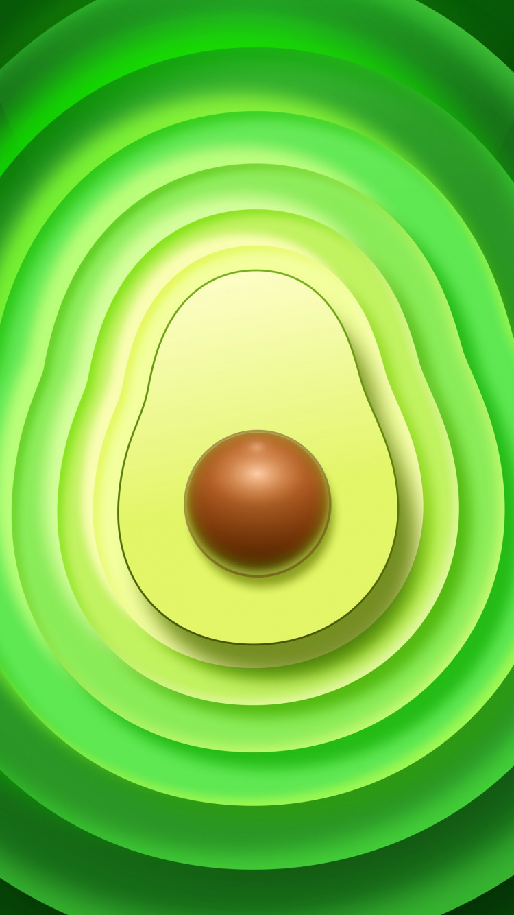 Обои круг, красочность, зеленый, наземное растение, симметрия в разрешении 750x1334