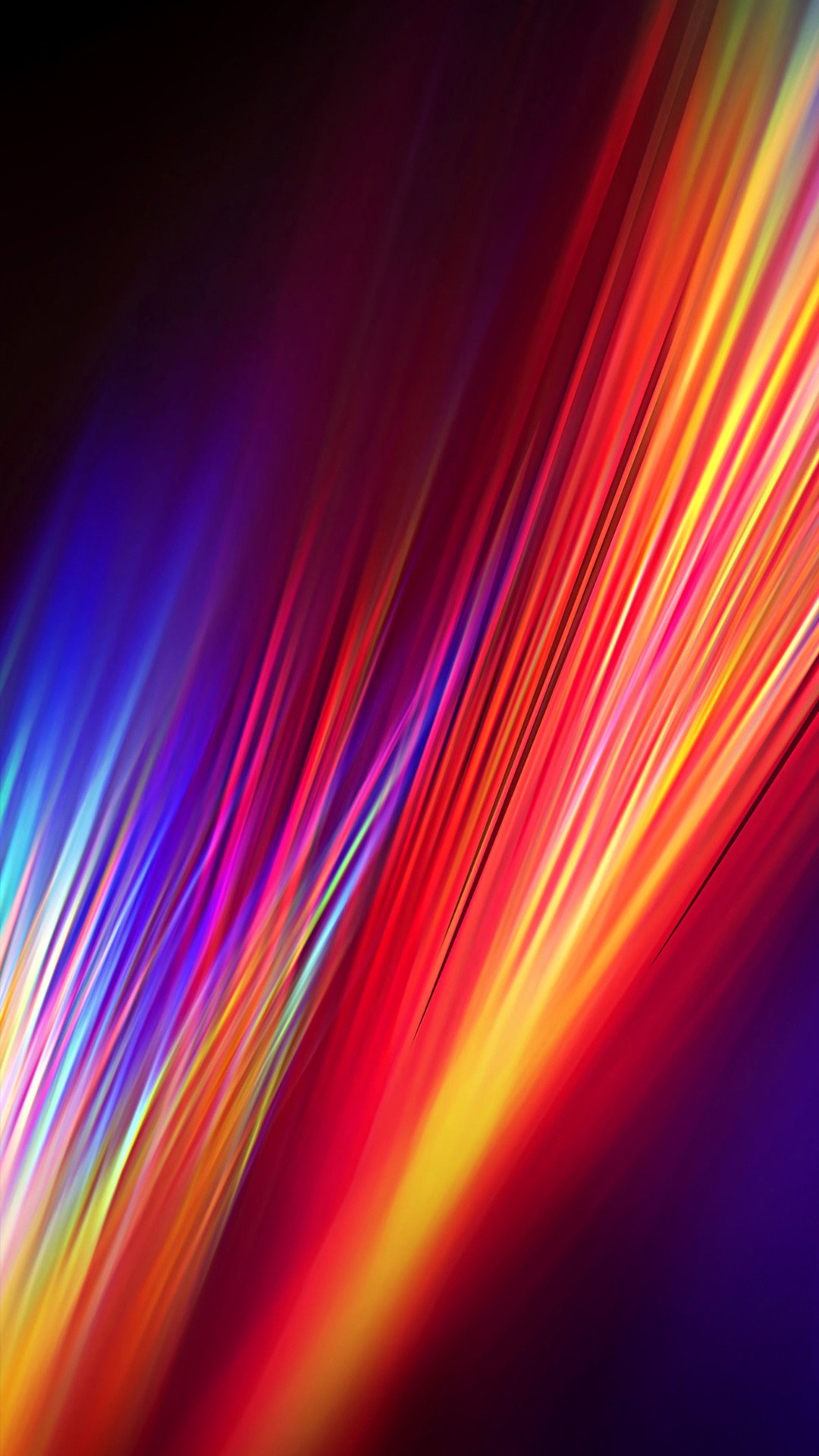 Обои LG, LG Q70, красочность, синий, красный цвет в разрешении 1080x1920