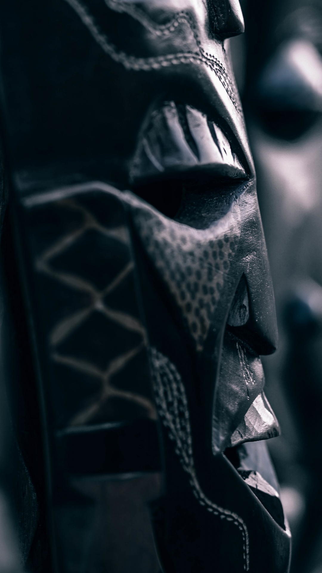 Обои Африканская маска, Африка, Традиционные африканские маски, африканское искусство, лицо в разрешении 1080x1920