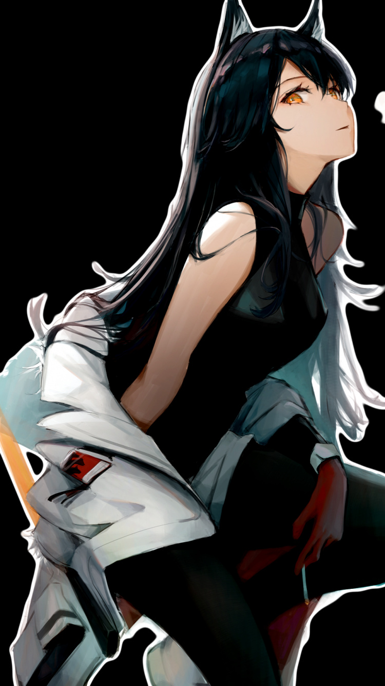 Обои аниме техас arknights, рыцари, аниме, иллюстрация, волосы в разрешении 750x1334