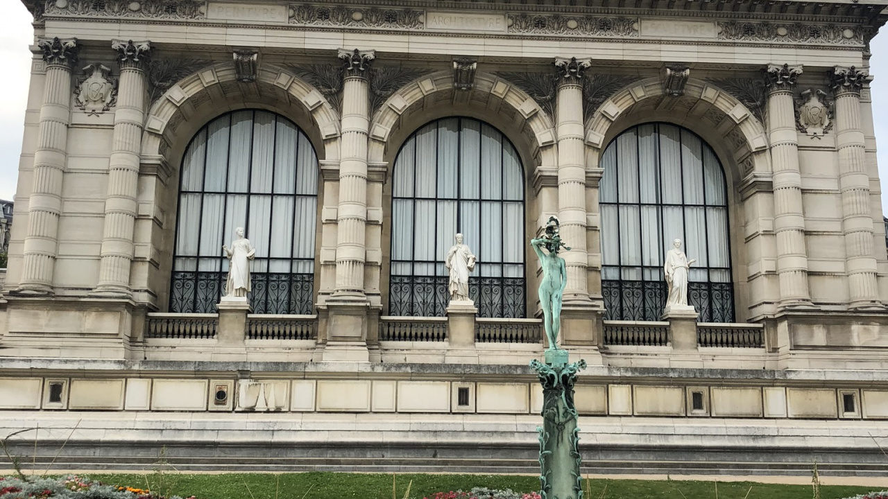 Обои дворец галлиеры, Гран-Пале, музей, национальное владение королевского дворца, центр Помпиду в разрешении 1280x720