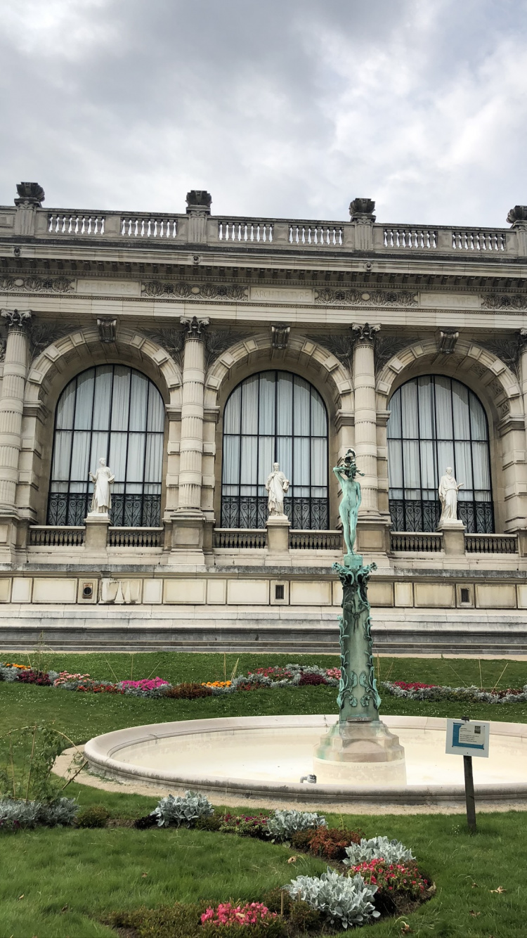 Обои дворец галлиеры, Гран-Пале, музей, национальное владение королевского дворца, центр Помпиду в разрешении 750x1334