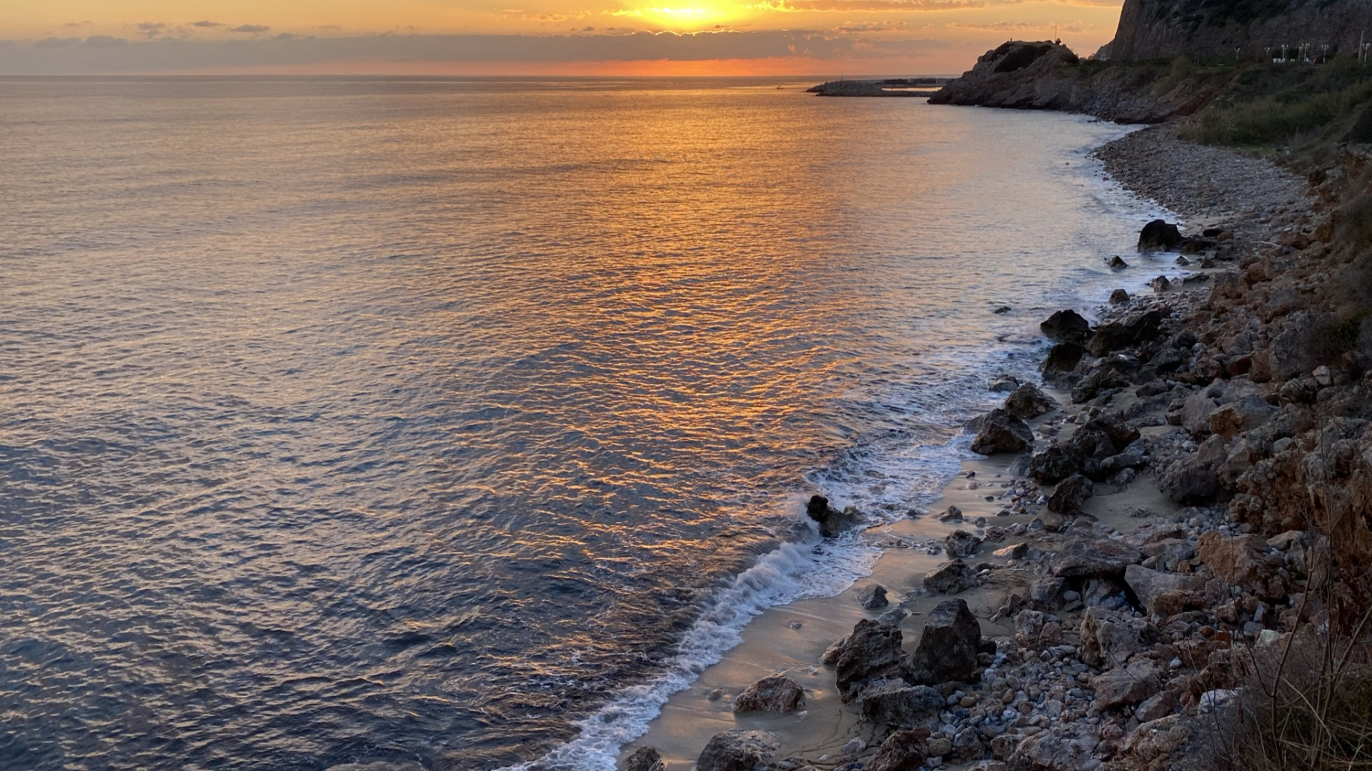 Обои побережье, вода, облако, гидроресурсы, экорегион в разрешении 1920x1080