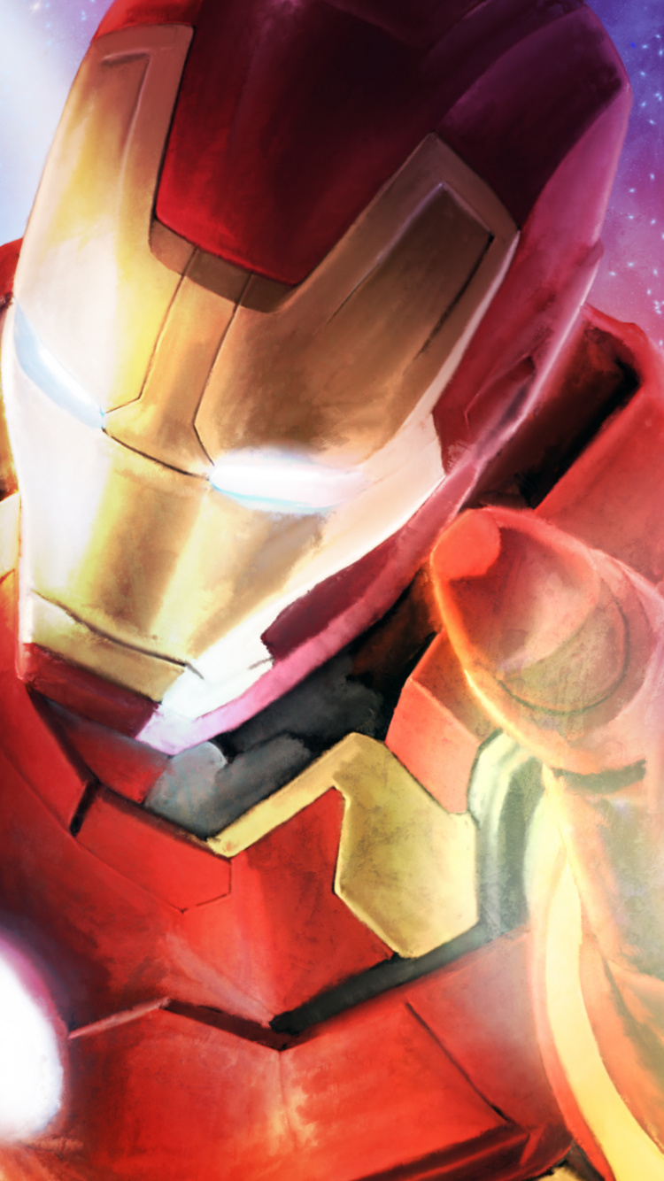 Обои супергерой, Железный человек, комиксы, комиксы Марвел, вселенная Marvel в разрешении 750x1334