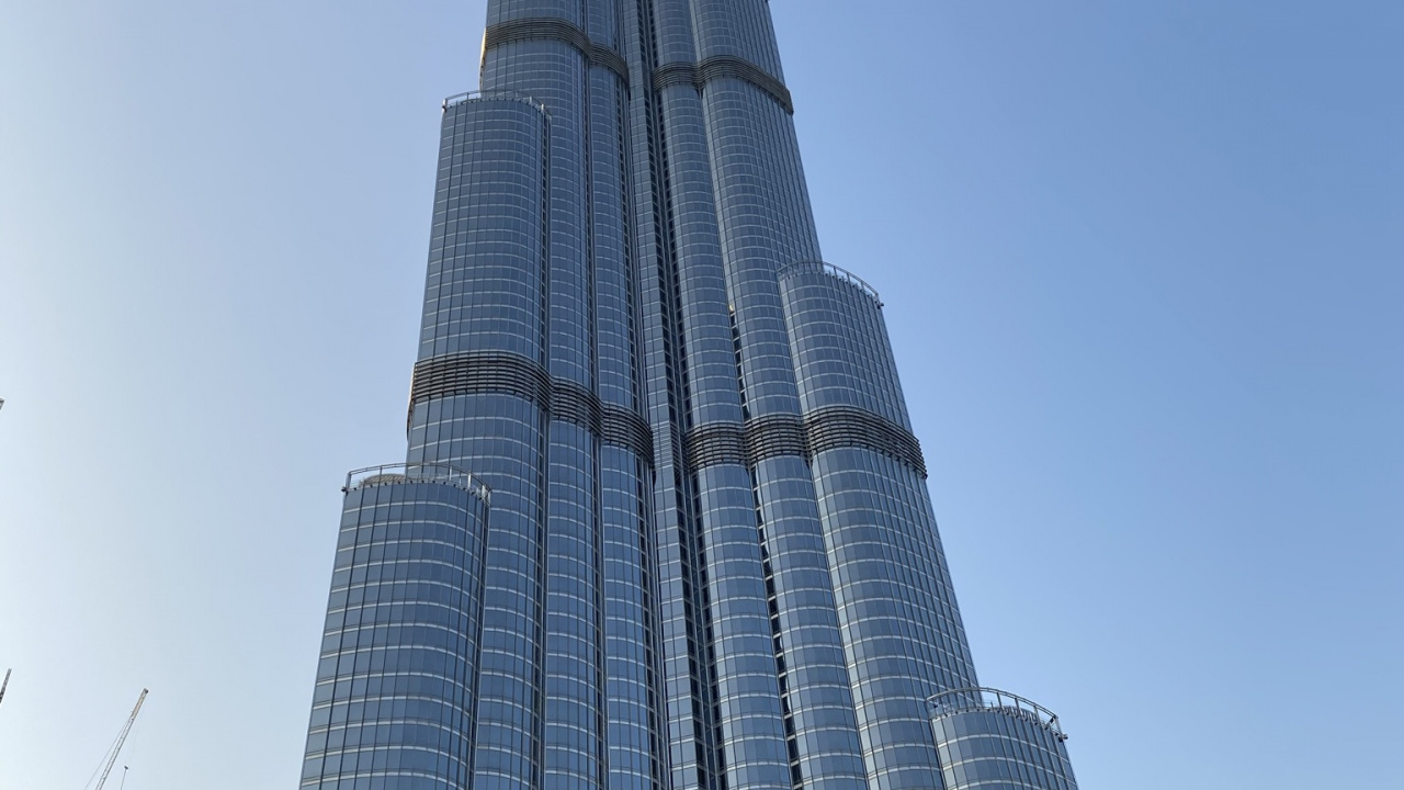 Обои Дубай, Бурдж Халифа, Бурдж Дубай, Бурдж Аль араб, дневное время в разрешении 1280x720