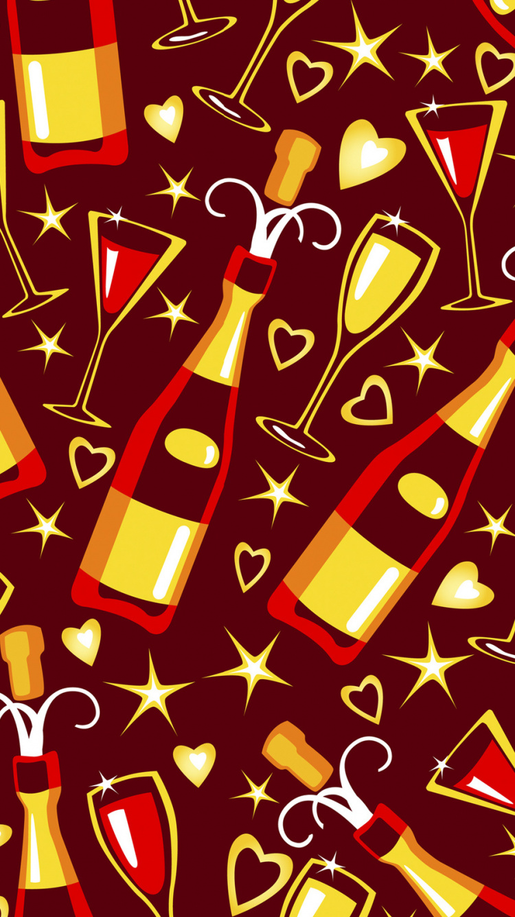 Обои векторная графика, узор, графический дизайн, дизайн, графика в разрешении 750x1334