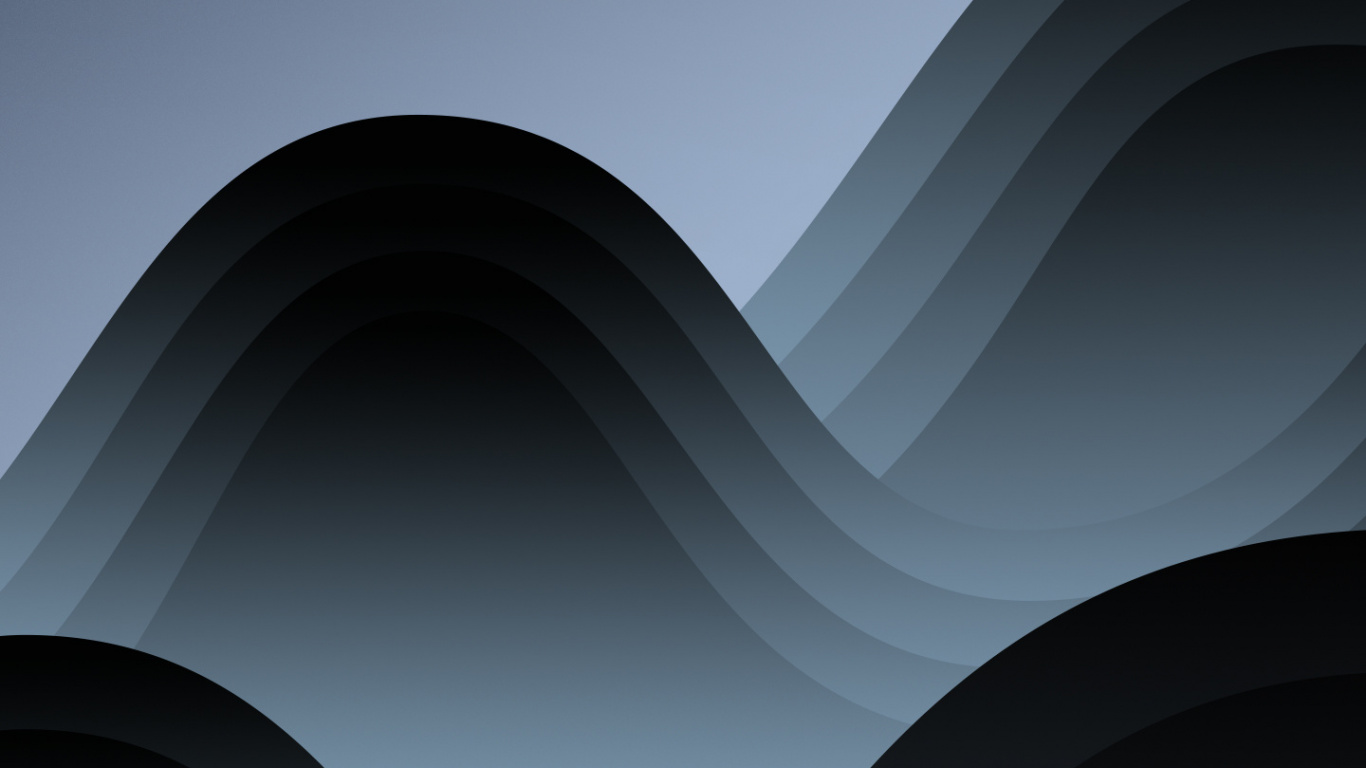 Обои Meizu, арт, луна, склон, полутона и оттенки в разрешении 1366x768