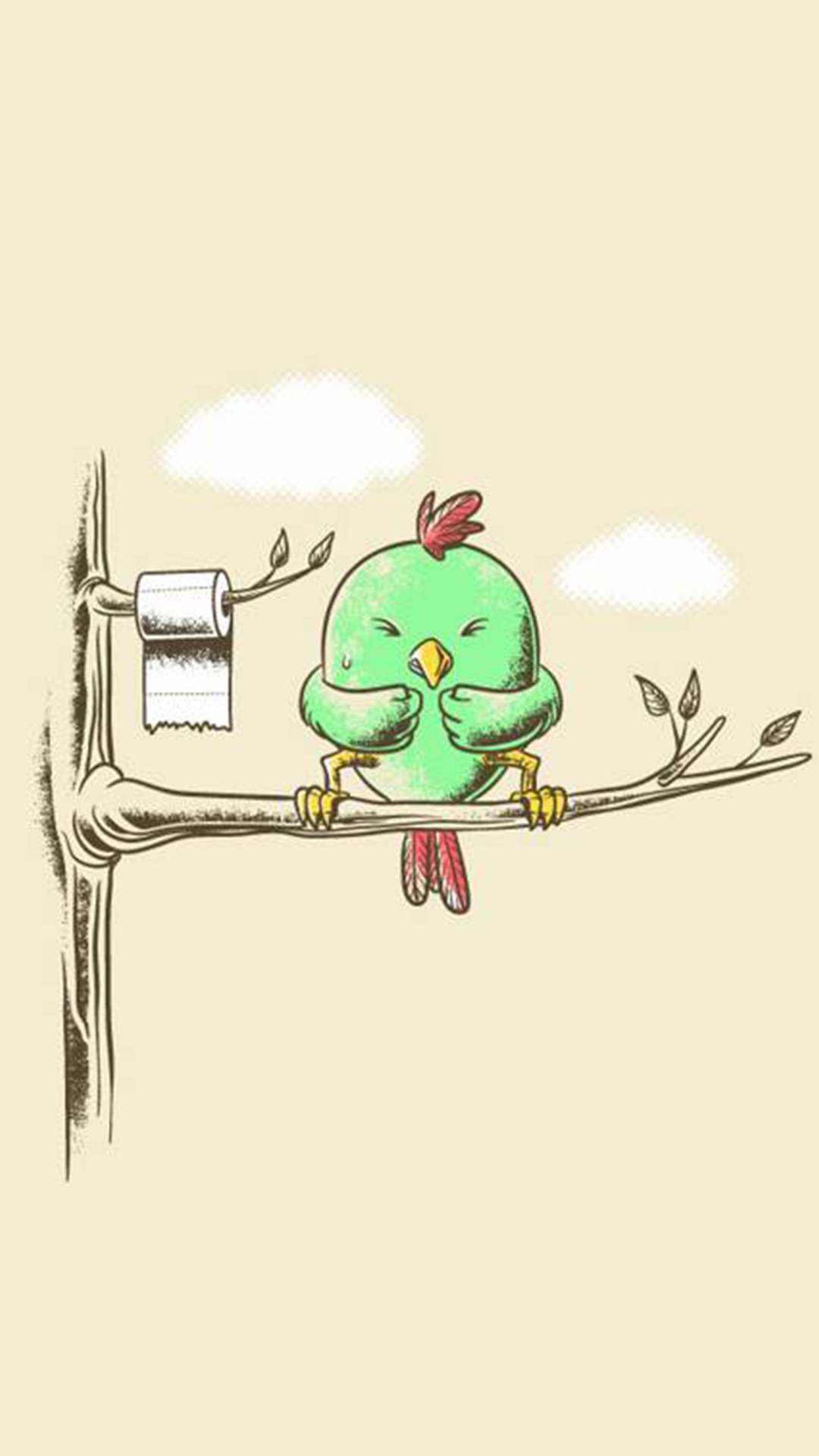 Обои иллюстрация, Юмор, дизайн, мультфильм, рисование в разрешении 1080x1920