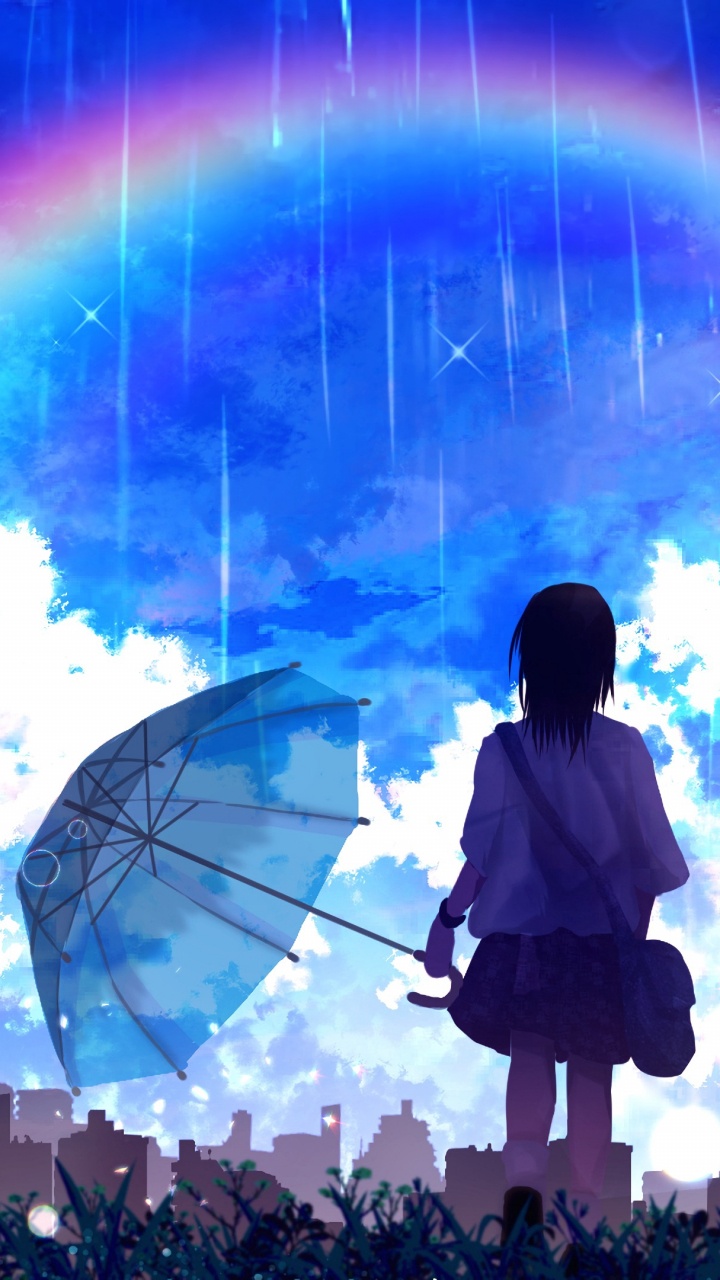 Обои аниме, Представление, свет, этап, облако в разрешении 720x1280