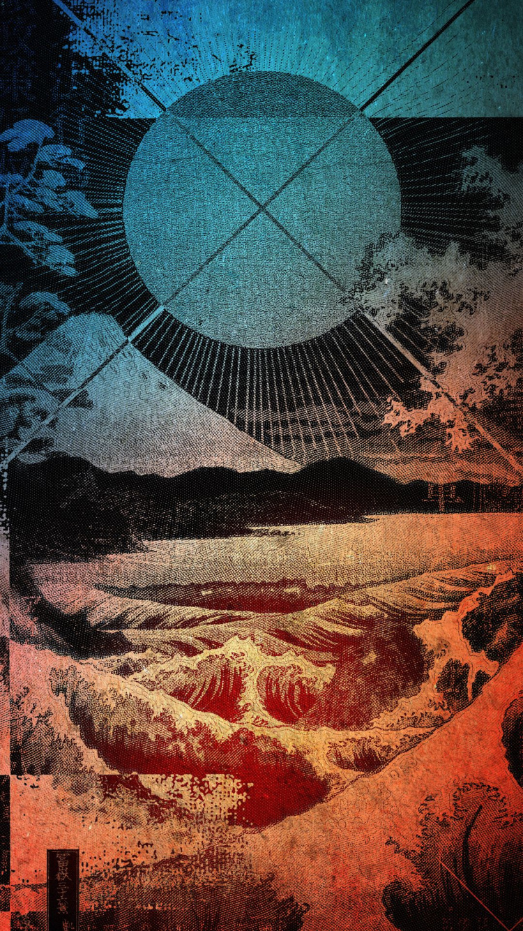 Обои визуальное искусство, экорегион, природа, арт, прямоугольник в разрешении 750x1334