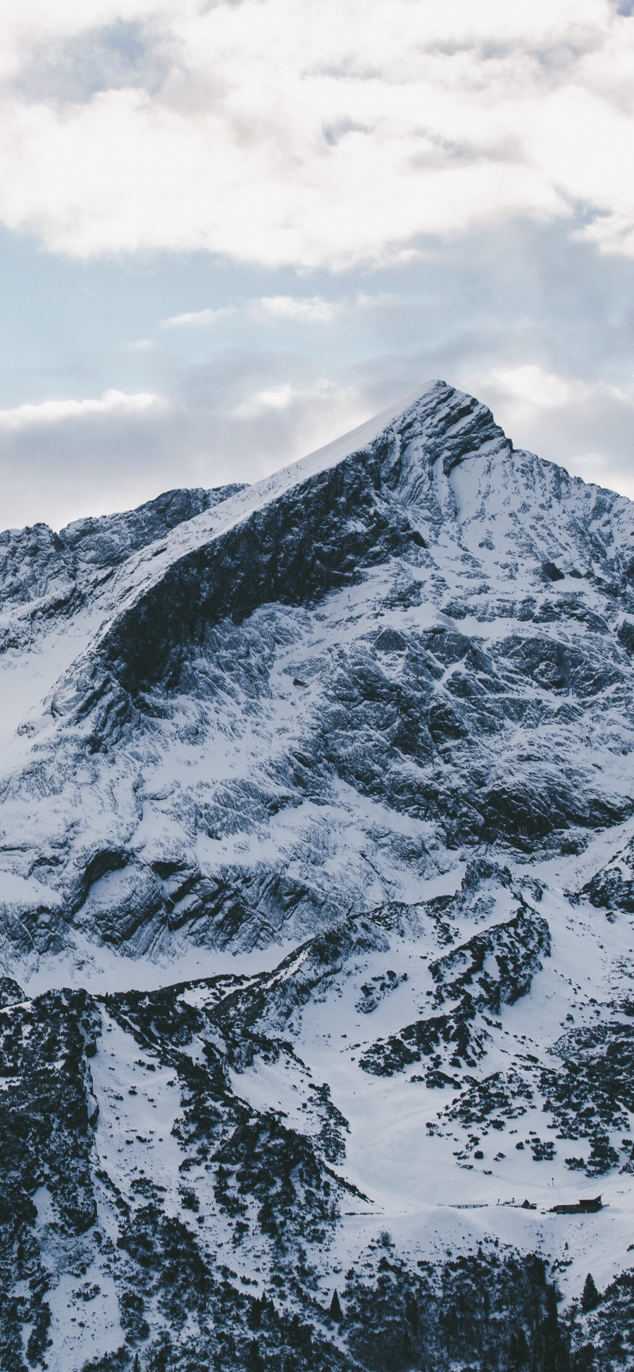 Обои горный рельеф, гора, горный хребет, нагорье, хребет в разрешении 1242x2688