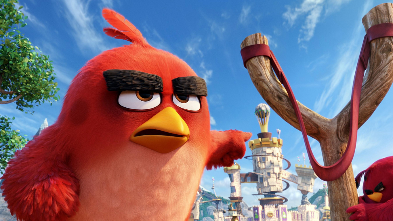 Обои The Angry Birds Movie HD в разрешении 1366x768