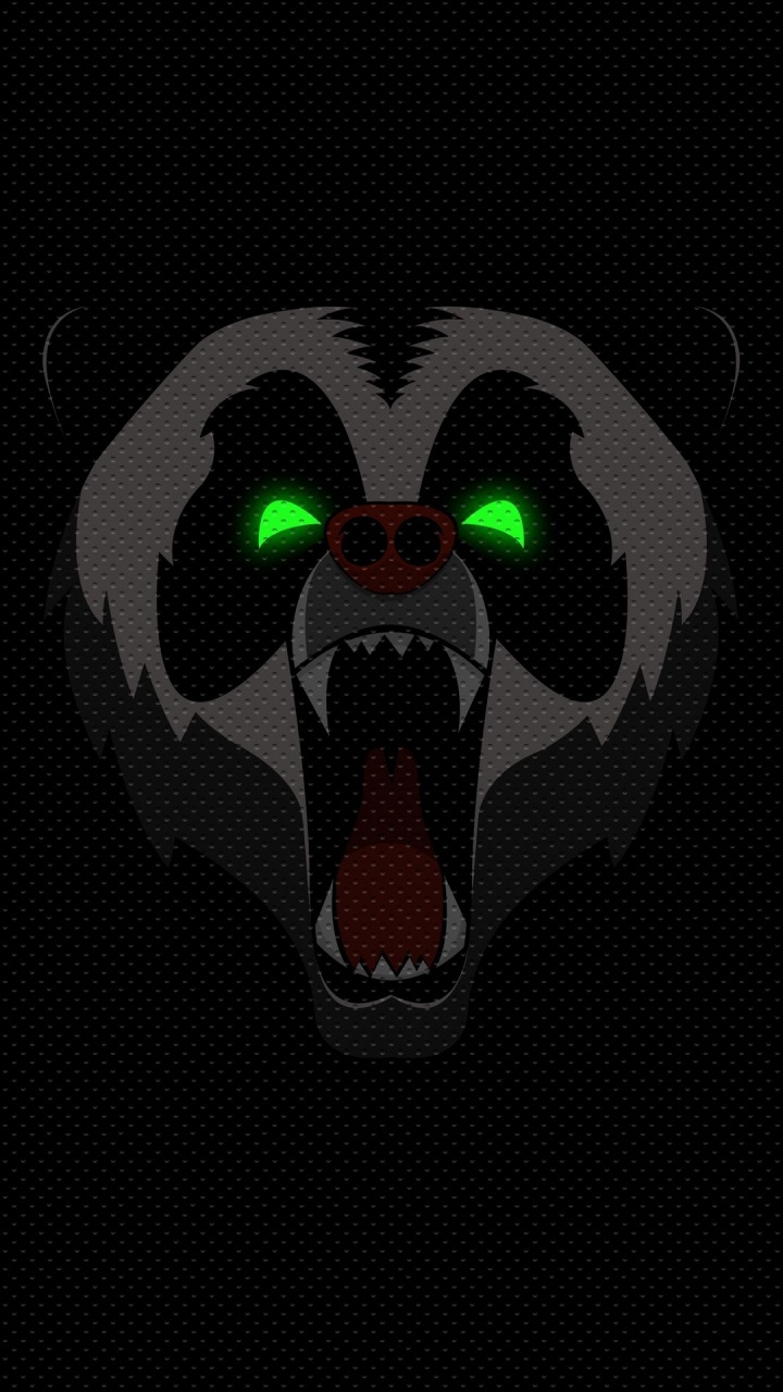 Обои голова, рот, пасть, арт, бакенбарды в разрешении 720x1280