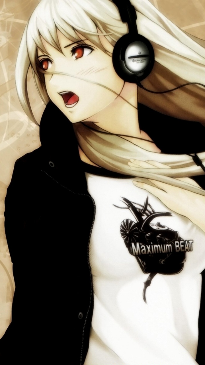 Обои аниме, иллюстрация, мультфильм, длинные волосы, монохромный в разрешении 720x1280