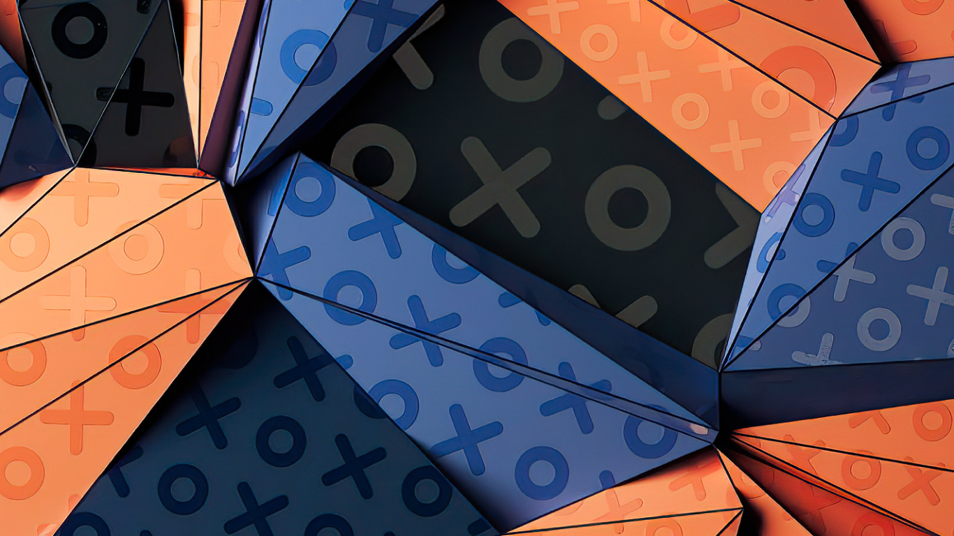 Обои треугольник, графический дизайн, красочность, лазурный, ткань в разрешении 1366x768