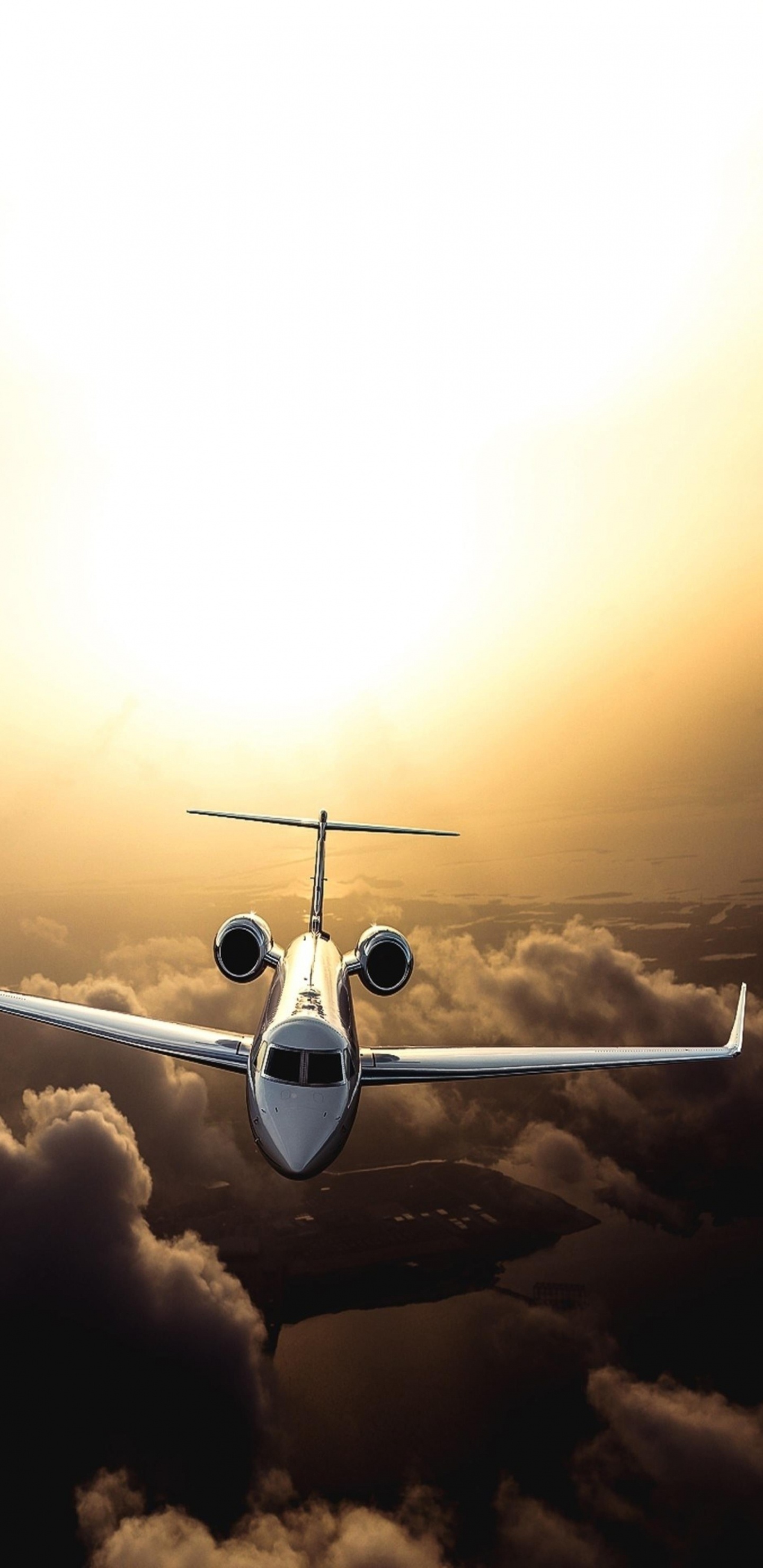 Обои воздушное путешествие, самолет, авиация, авиакомпания, облако в разрешении 1440x2960