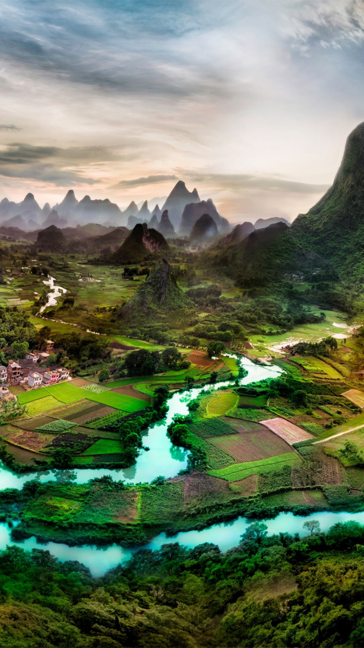 Обои природа, гора, пейзажи гор, растительность, ориентир в разрешении 750x1334