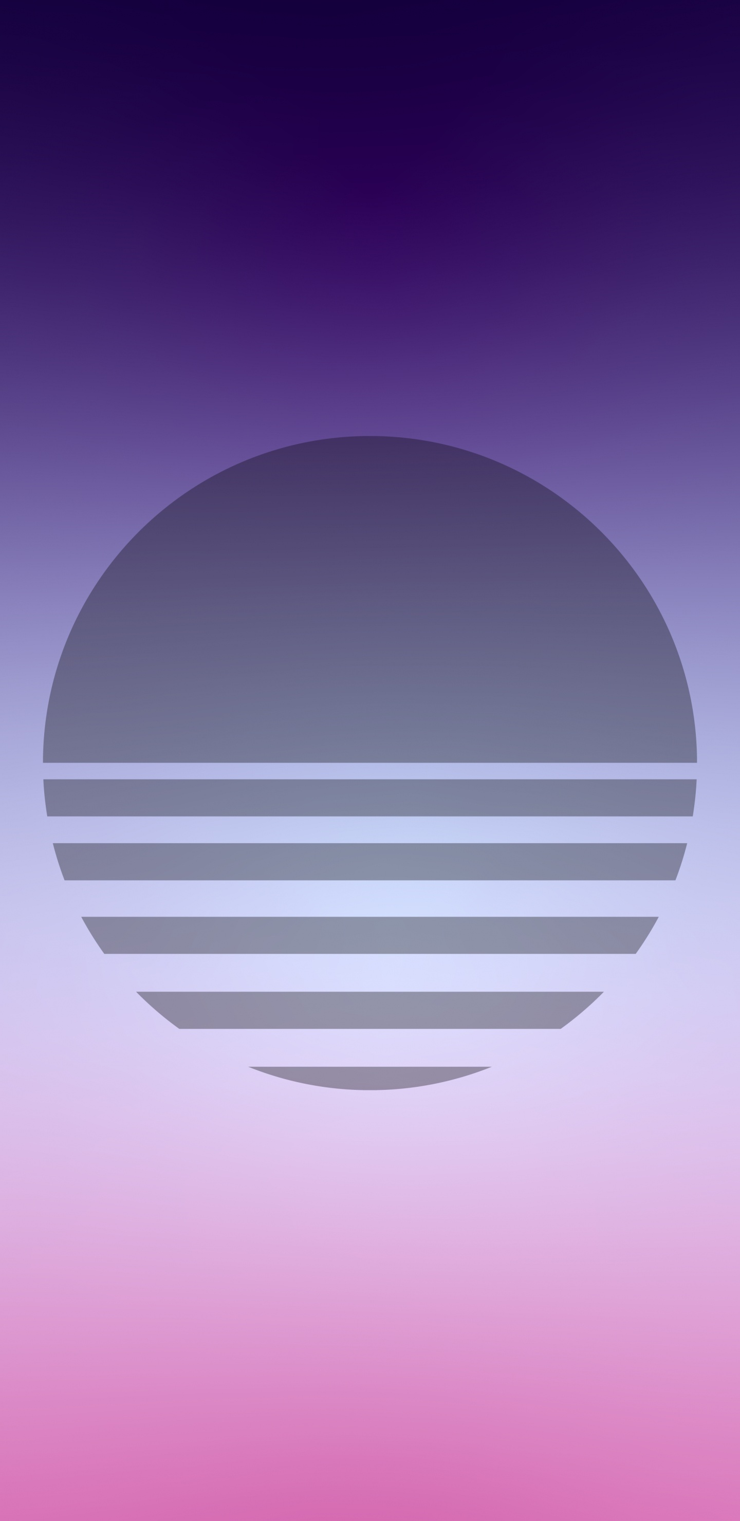 Обои пурпур, Фиолетовый, круг, узор, электрик в разрешении 1440x2960