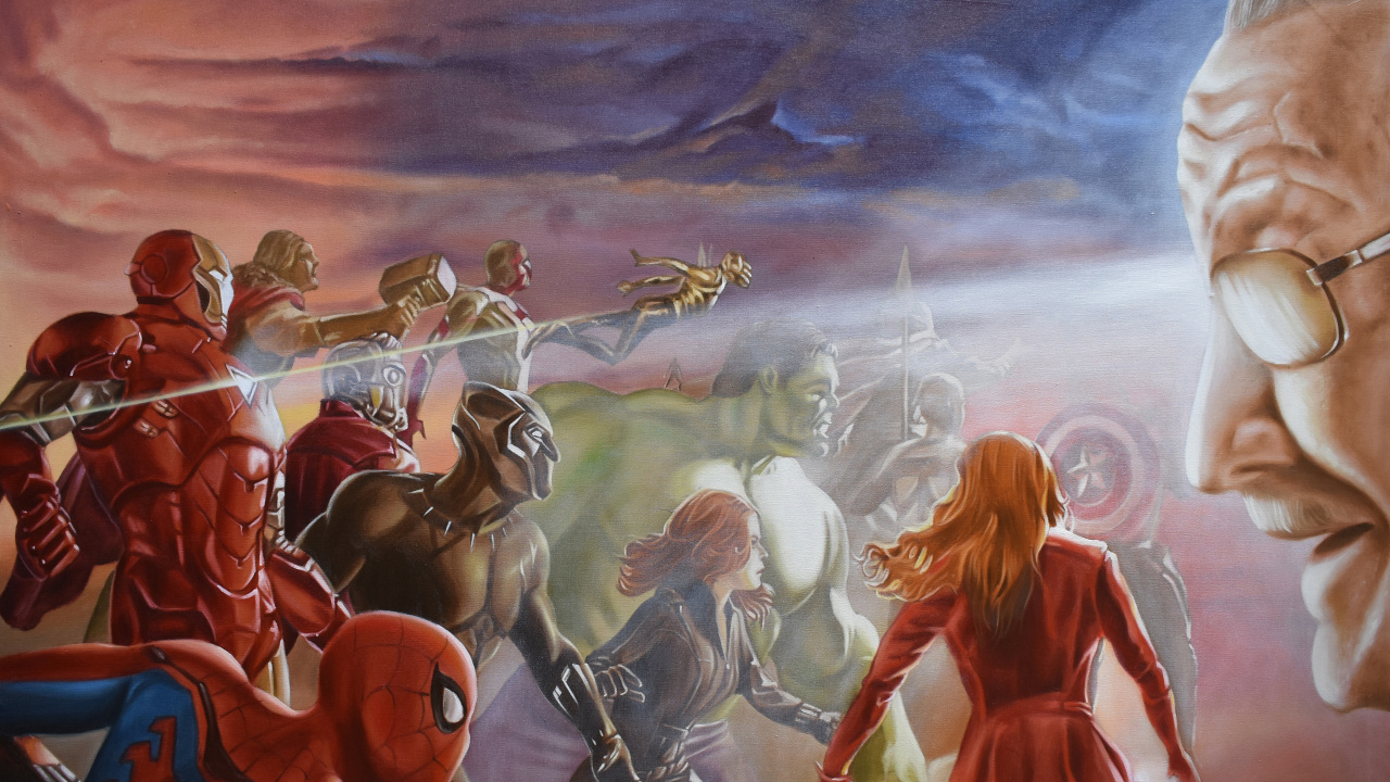 Обои живопись, арт, иллюстрация, человек, визуальное искусство в разрешении 1280x720