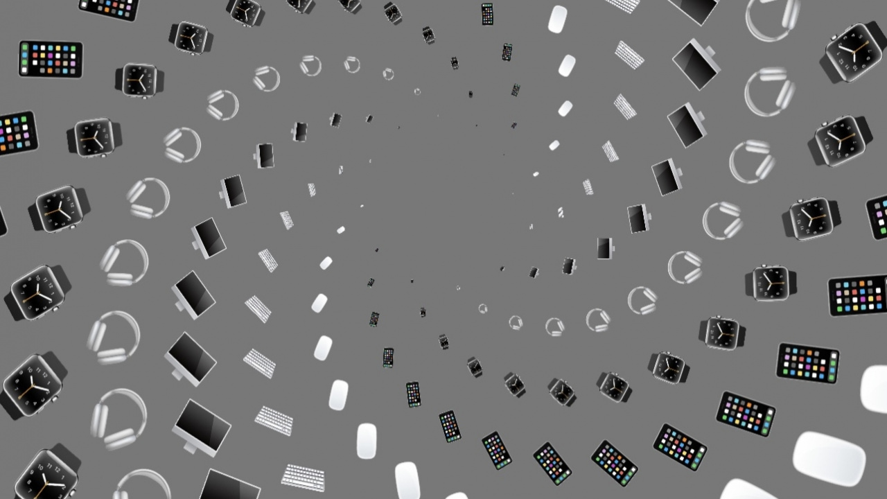 Обои узор, арт, материальное свойство, монохромный, круг в разрешении 1280x720