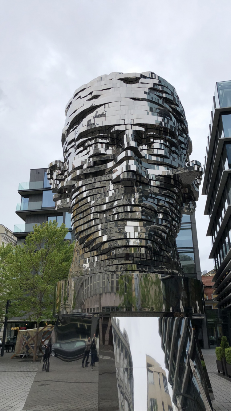 Обои Прага, Чехия, ориентир, городской дизайн, скульптура в разрешении 750x1334