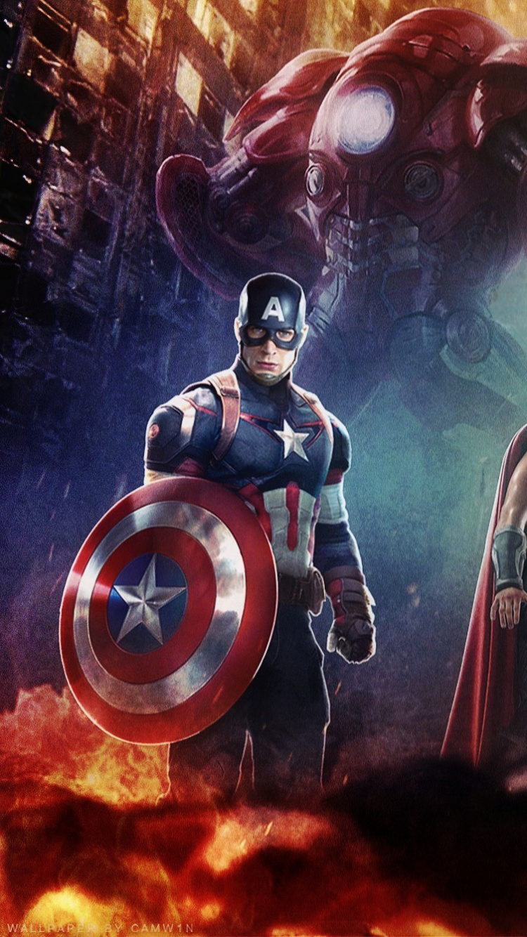 Обои мститель, боевик, компьютерная игра, вымышленный персонаж, супергеройское кино в разрешении 750x1334