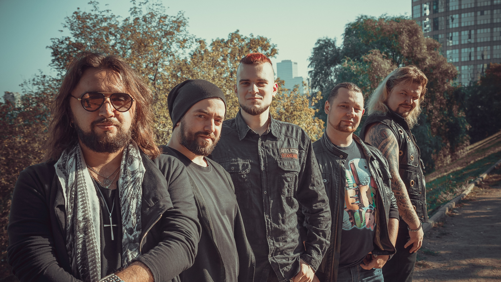 Обои социальная группа, дерево, Terratomorf, оптическая когерентная томография, борода в разрешении 1920x1080