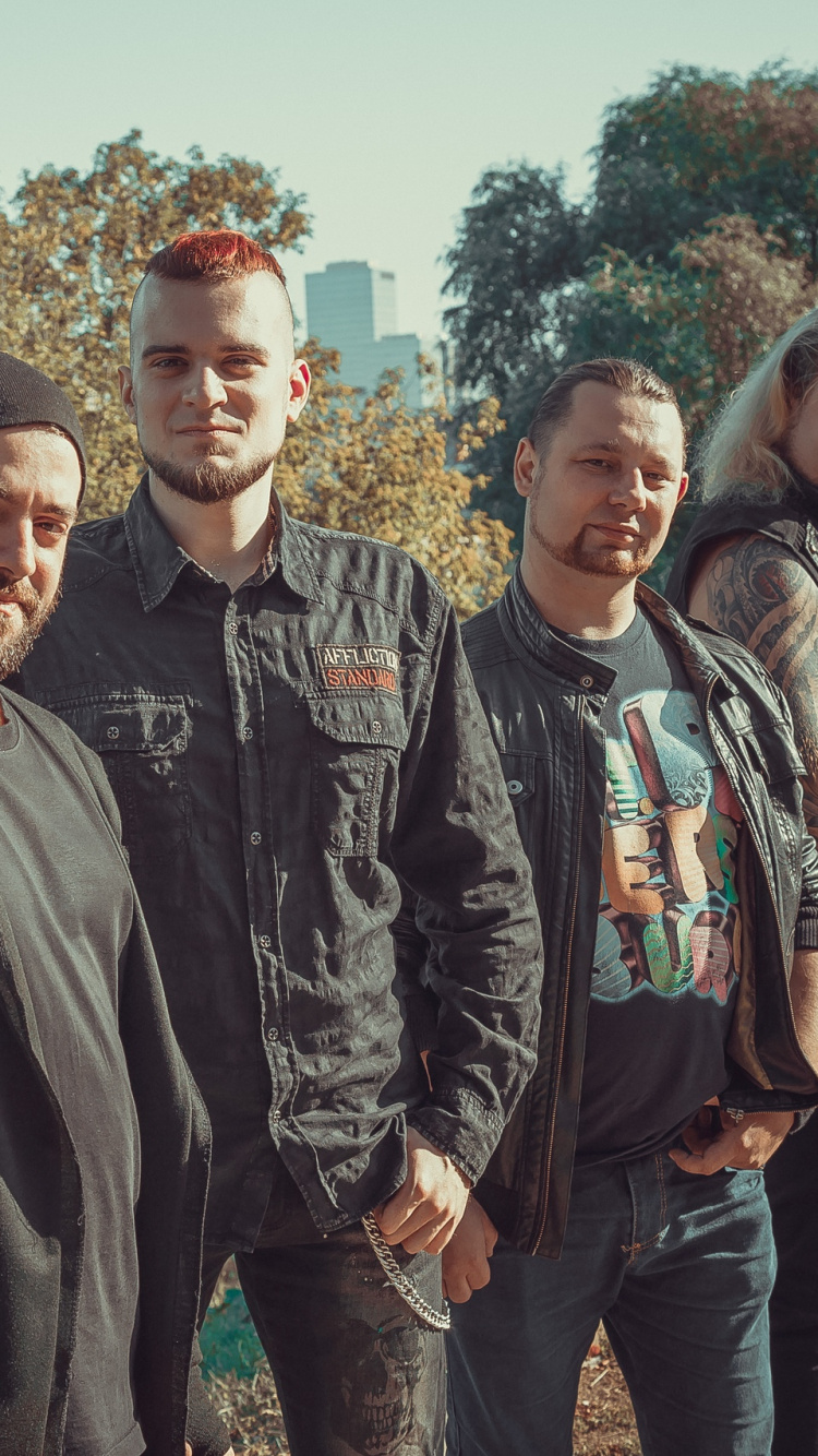 Обои социальная группа, дерево, Terratomorf, оптическая когерентная томография, борода в разрешении 750x1334