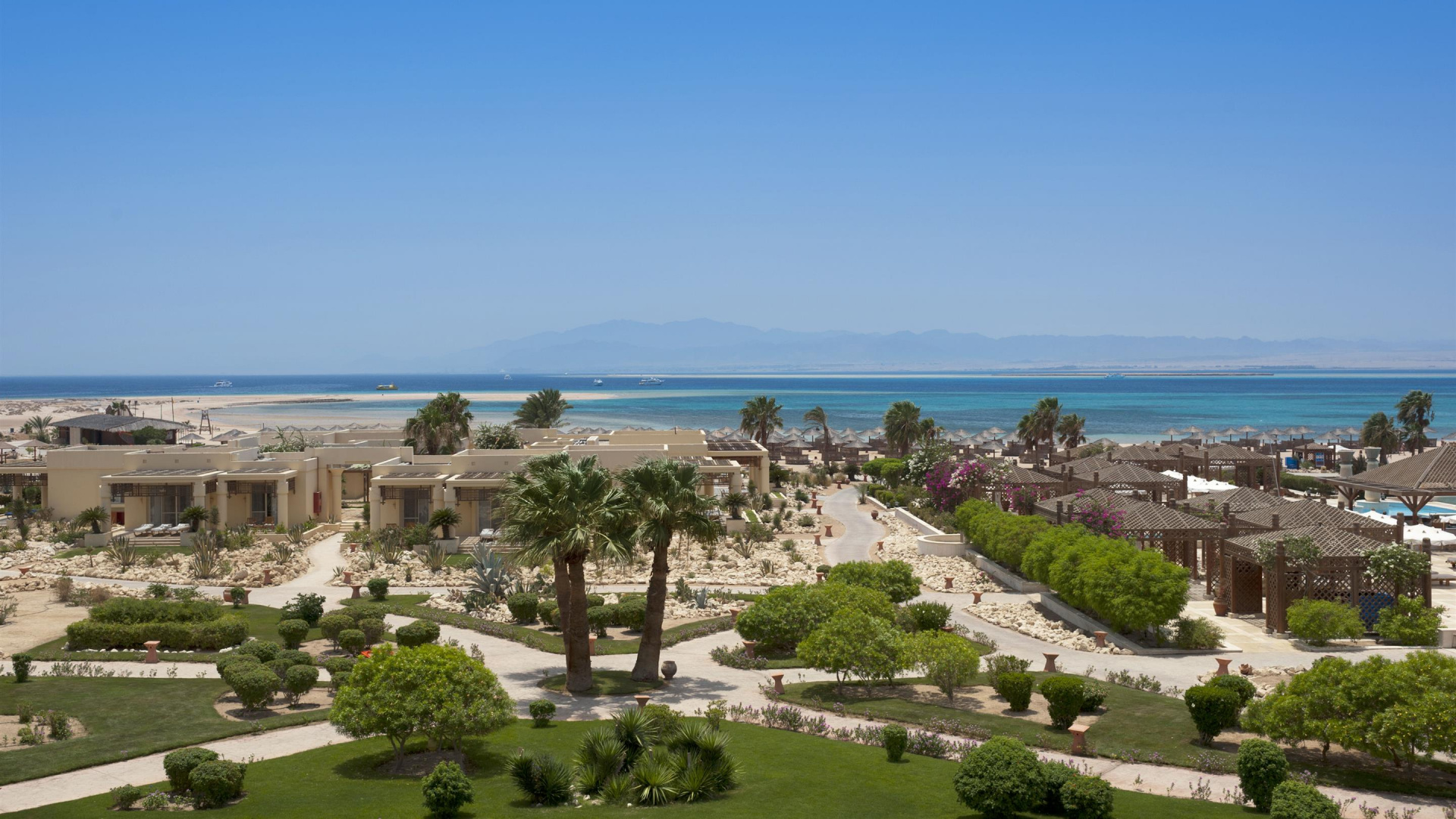 Обои Шератон Сома Бэй Резорт, пляж, Отели Sheraton и курортов, прибежище, море в разрешении 1920x1080