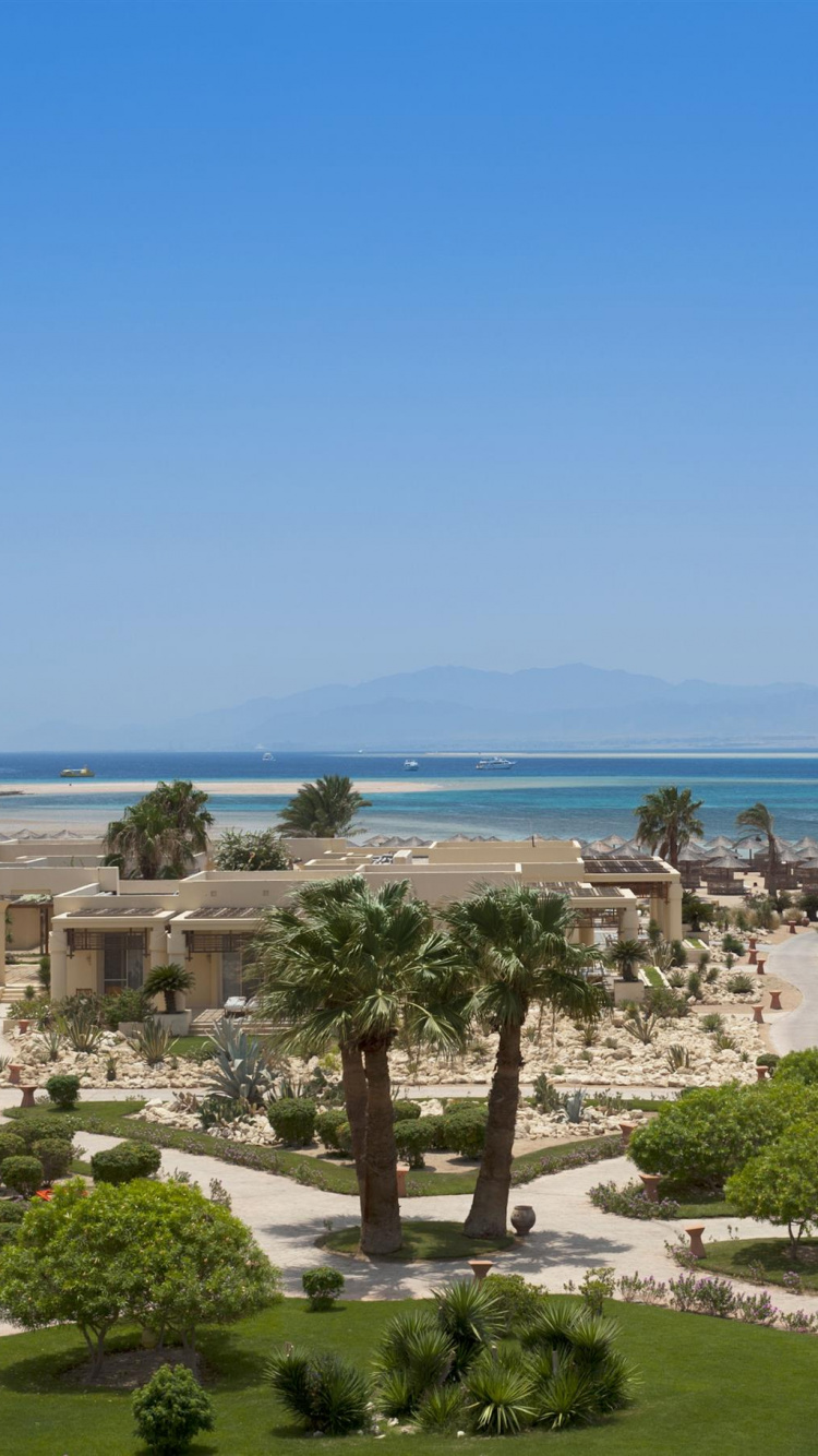 Обои Шератон Сома Бэй Резорт, пляж, Отели Sheraton и курортов, прибежище, море в разрешении 750x1334